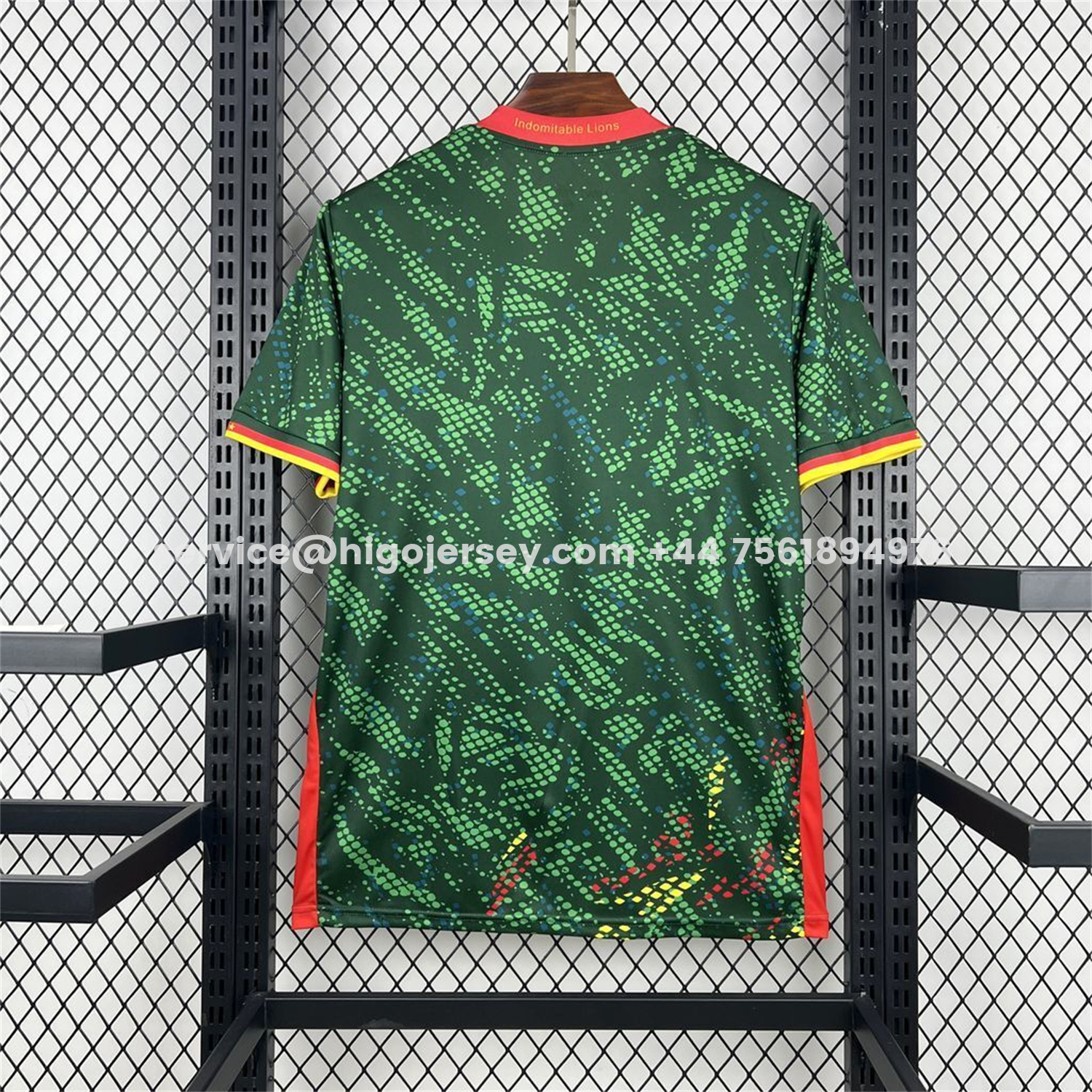 Higojerseys-Cameroon 2026 Home Green Jersey - Fans Version