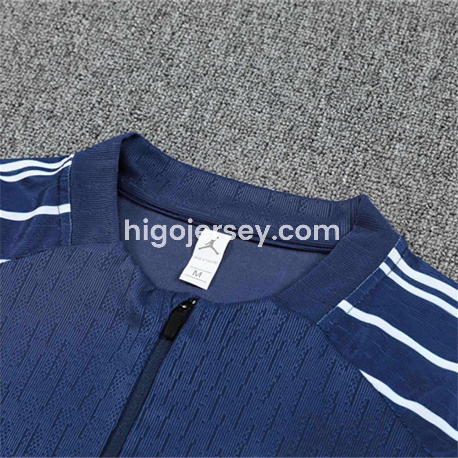 Higojerseys-Paris Saint-Germain PSG 25-26 Long Sleeve Training Set - JD White Wing Royal Blue Top and Pants