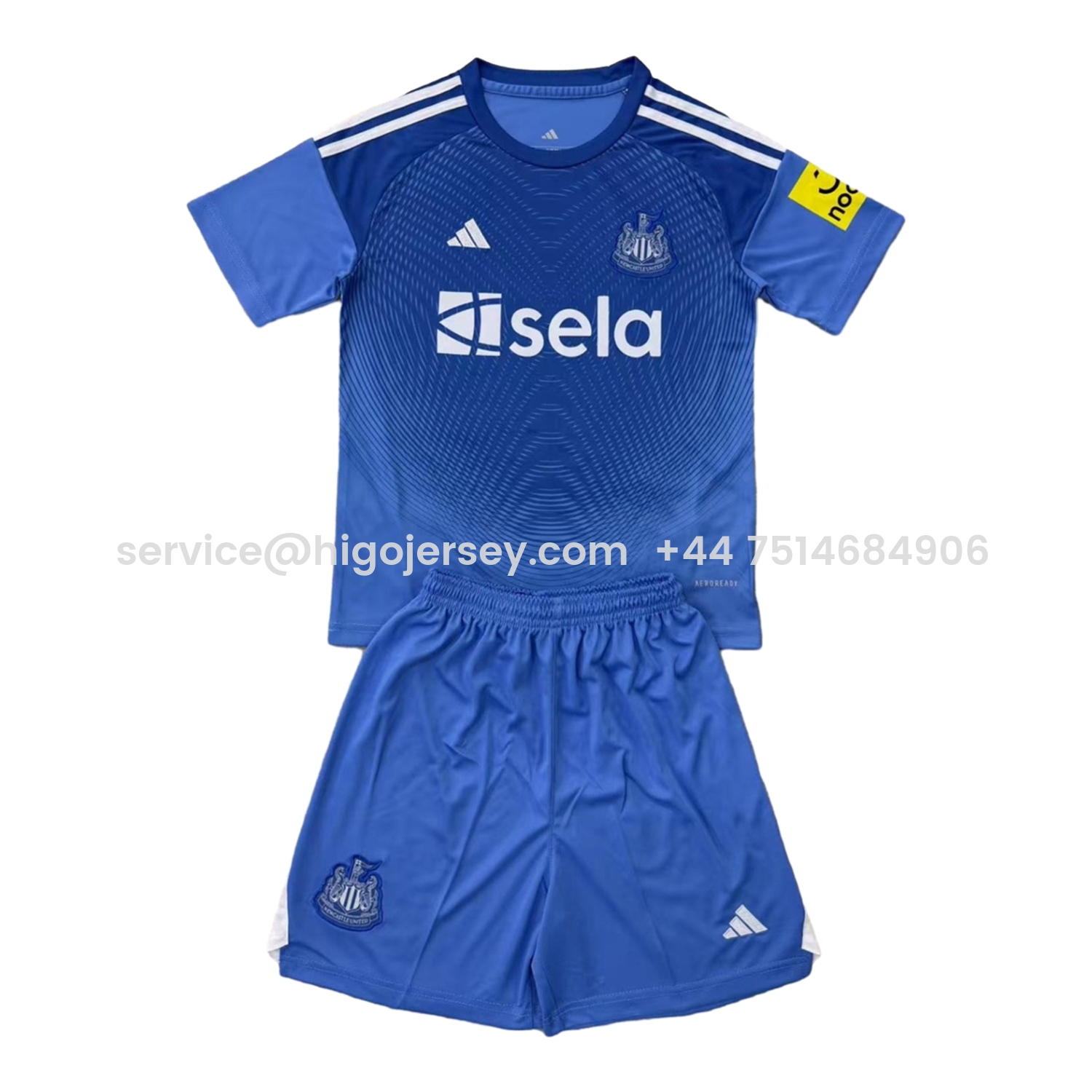 Higojerseys-Newcastle United 25-26 Blue Goalkeeper Men's Adult Jersey Set - Fans Version