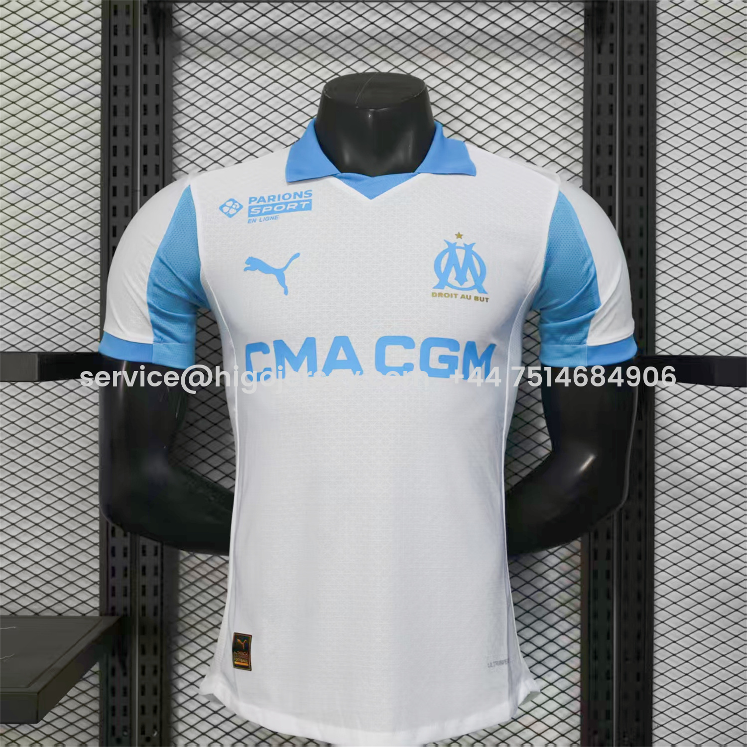 Higojerseys-Marseille 25-26 Home Jersey - Player Version