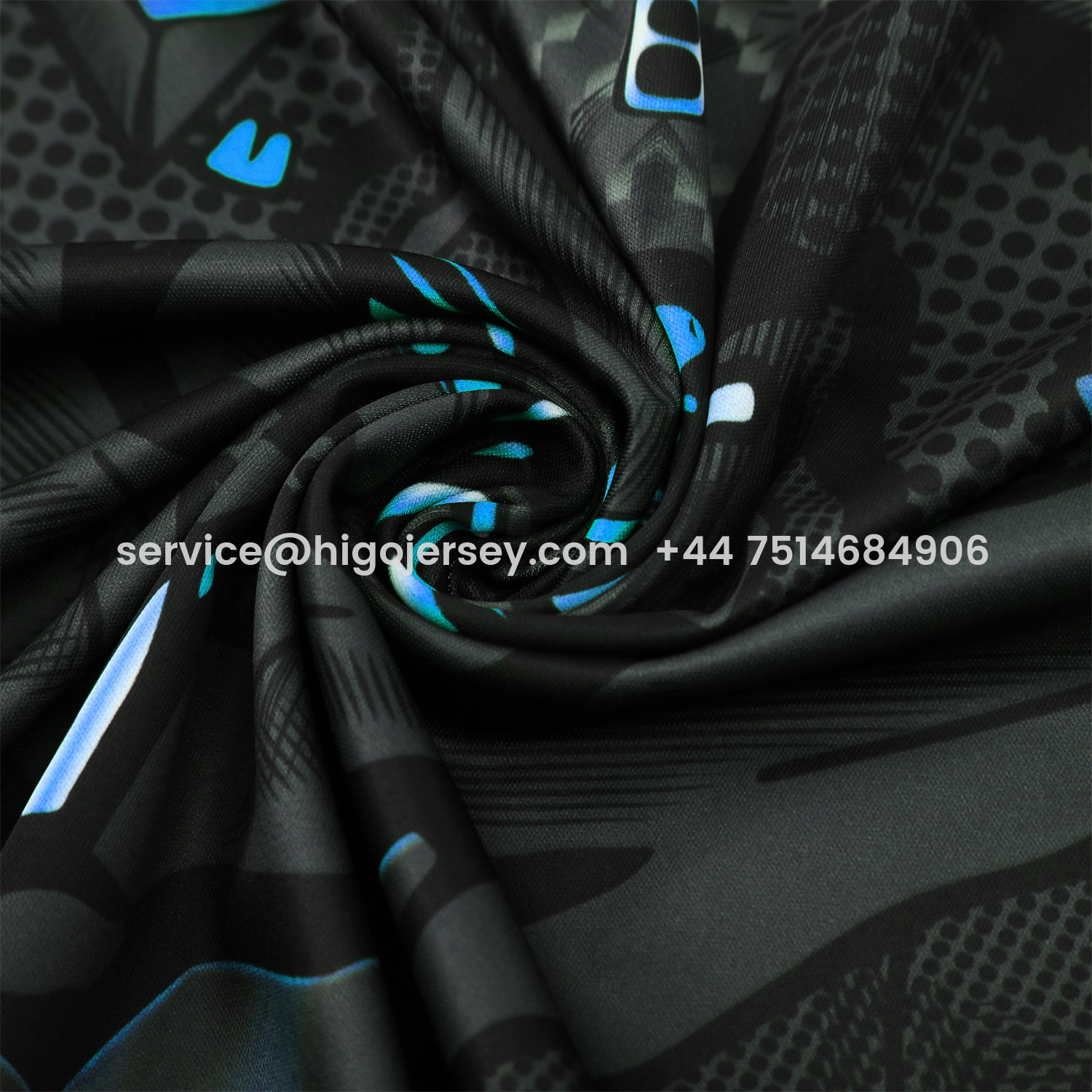 Higojerseys-Napoli 25-26 Vest Training Set - Black Mecha Vest & Black Shorts