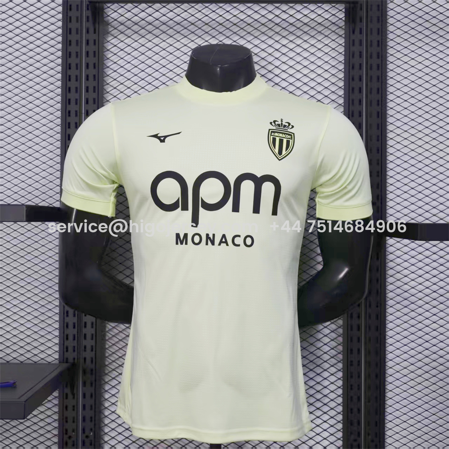 Higojerseys-AS Monaco 25-26 Third Green Jersey - Player Version