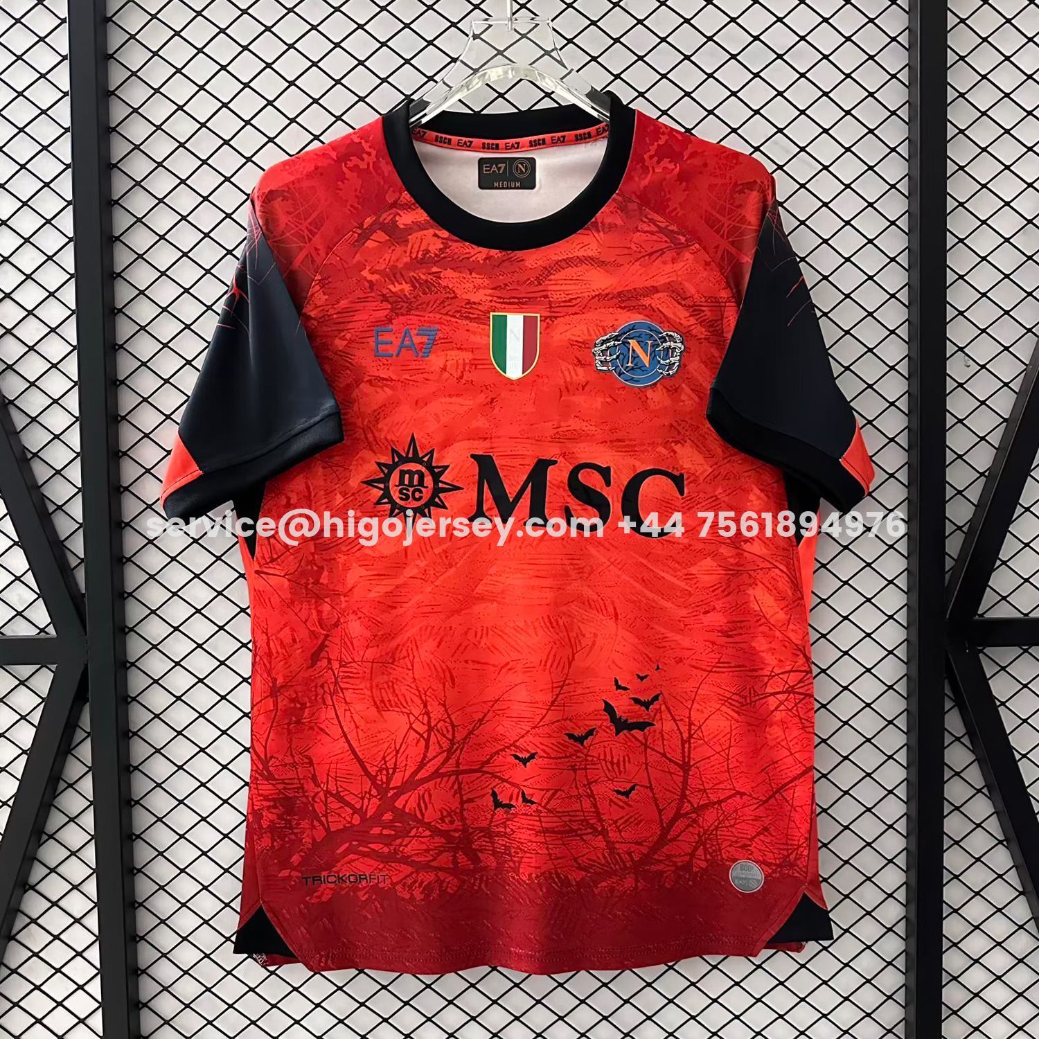 Higojerseys-Napoli 25-26 Halloween Orange Goalkeeper Jersey - Fans Version