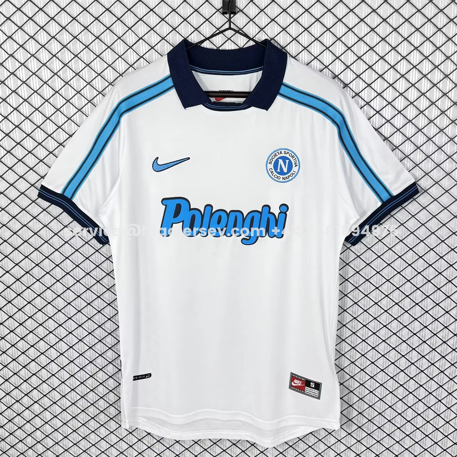 Higojerseys-Retro Napoli 1998-99 Away Jersey