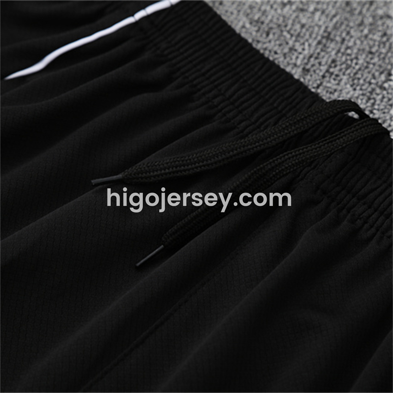 Higojerseys-INT M.A.M 25-26 Kids Short-Sleeve Training Set - Black Top and Shorts