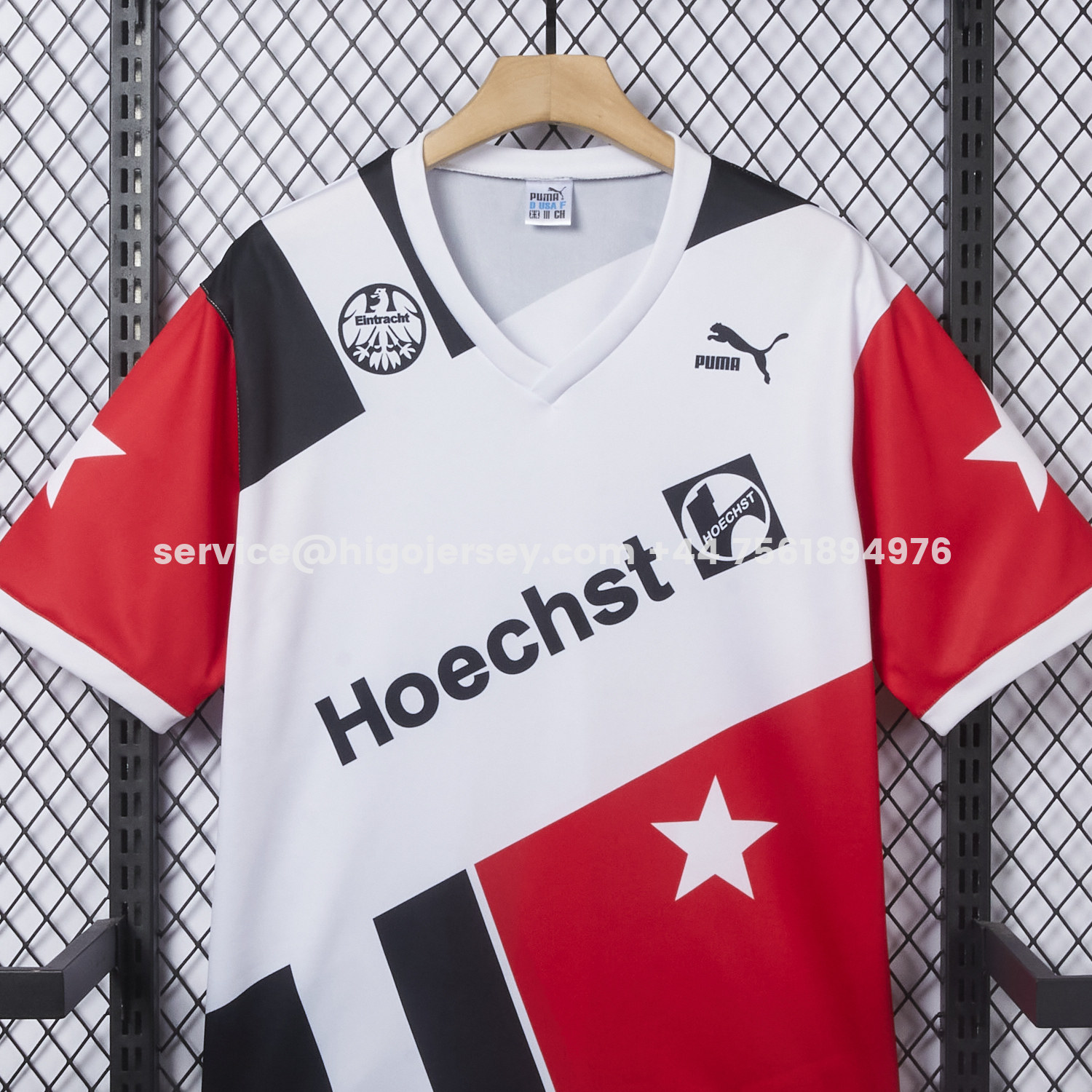 Higojerseys-Retro Frankfurt 1990-91 Away Jersey