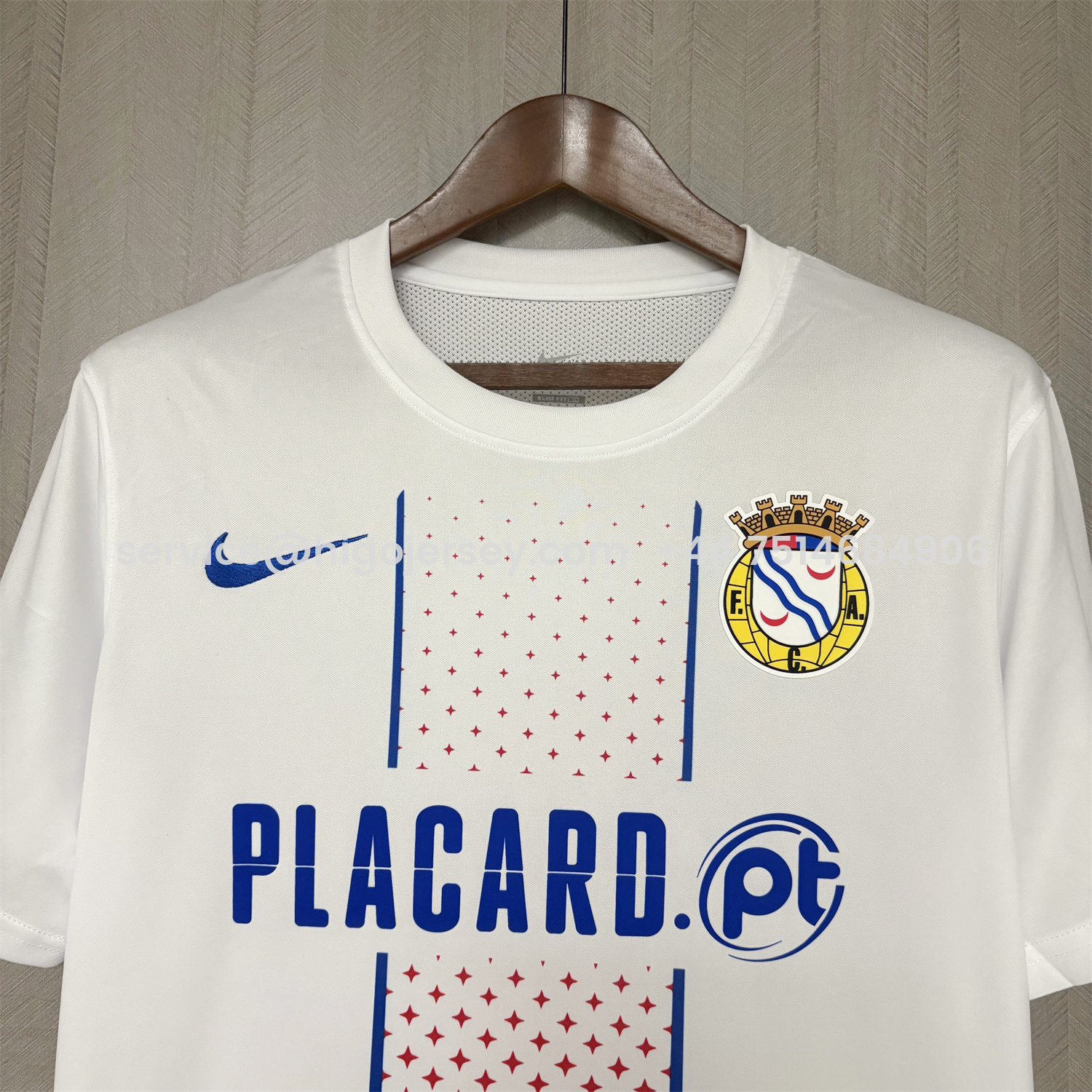 Higojerseys-Alverca 25-26 Away White Jersey - Fans Version
