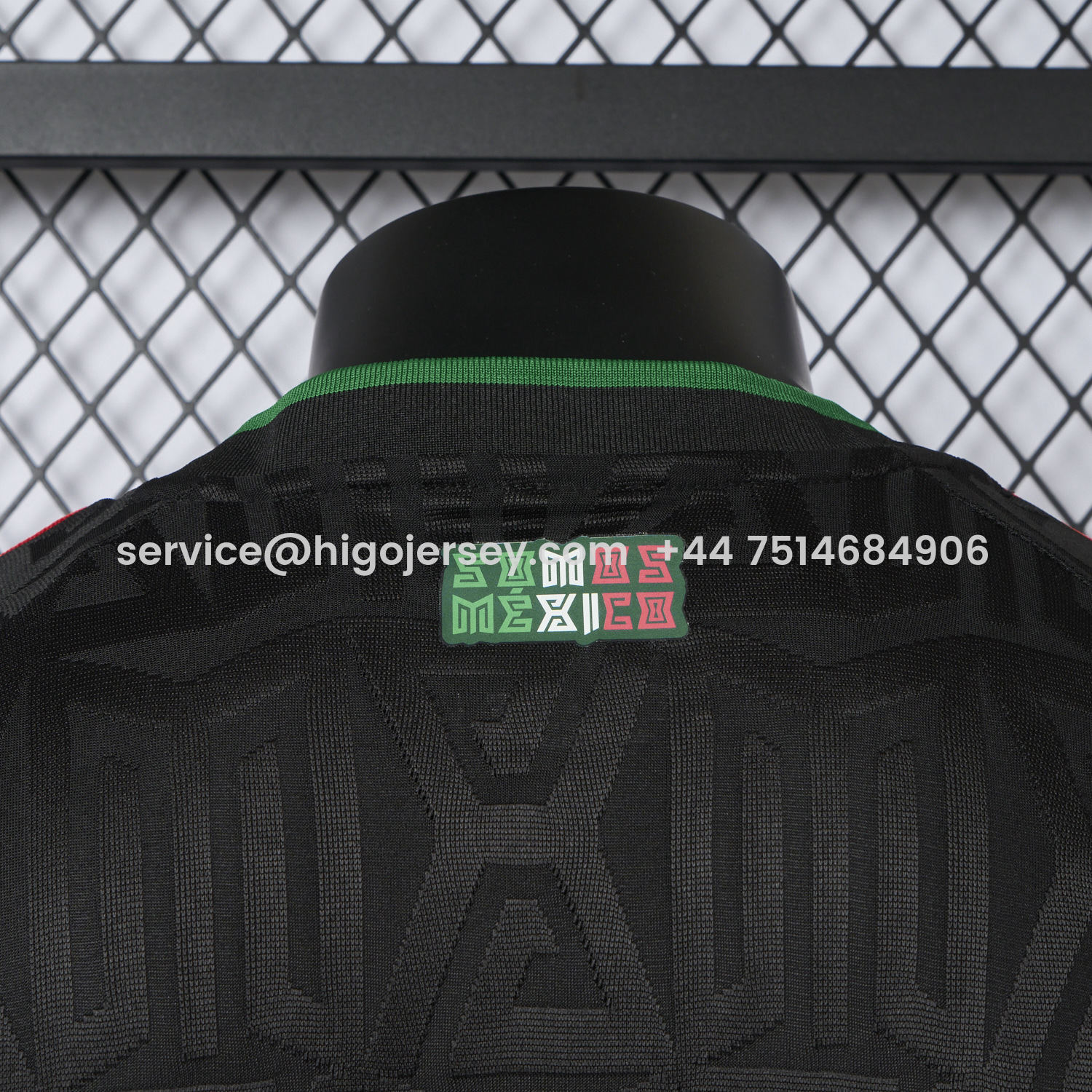 Higojerseys-Mexico 25-26 Thire Colors Trefoil Black Special Jersey - Player Version