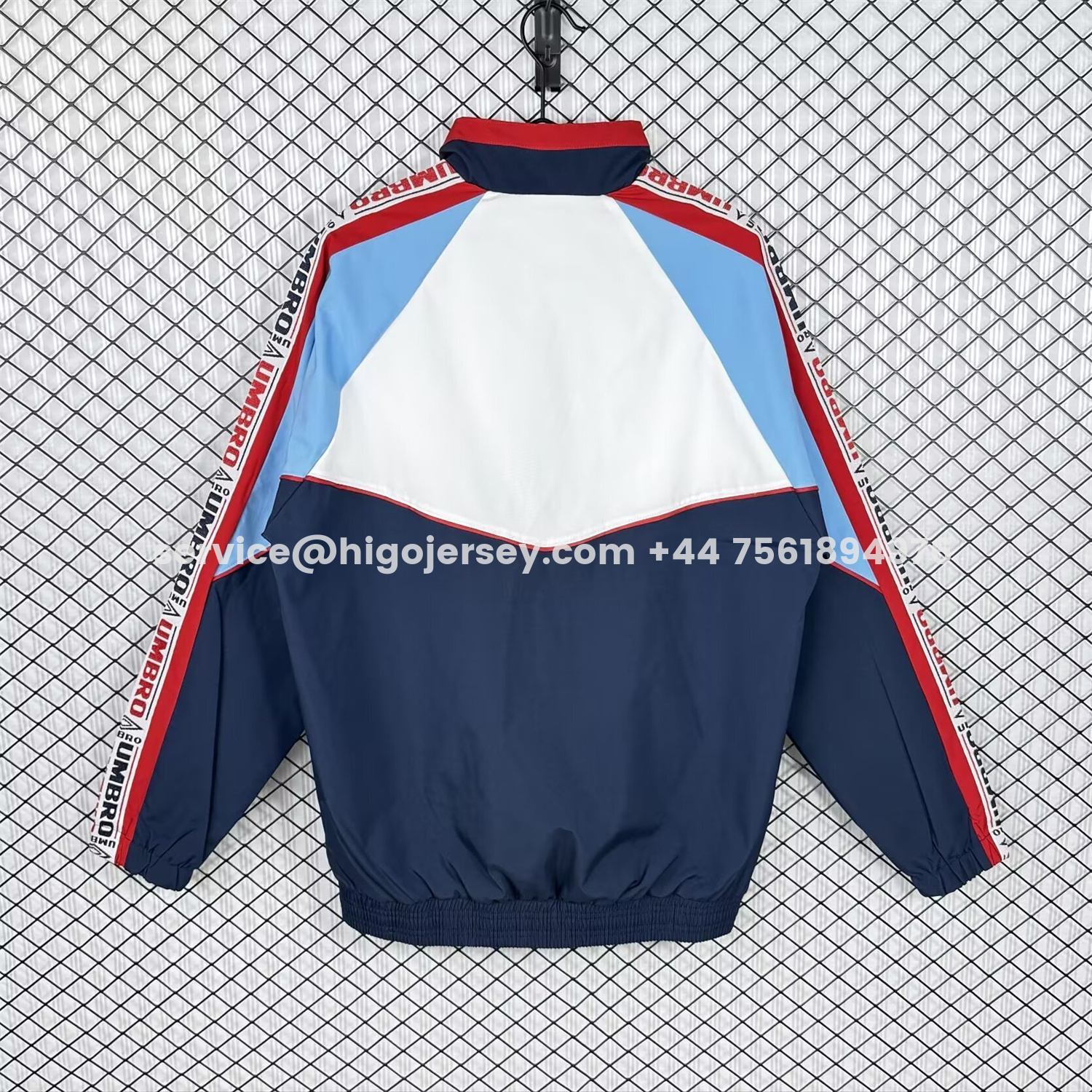 Higojerseys-Retro Celta Vigo 1998-99 Windbreaker Jacket - White And Blue