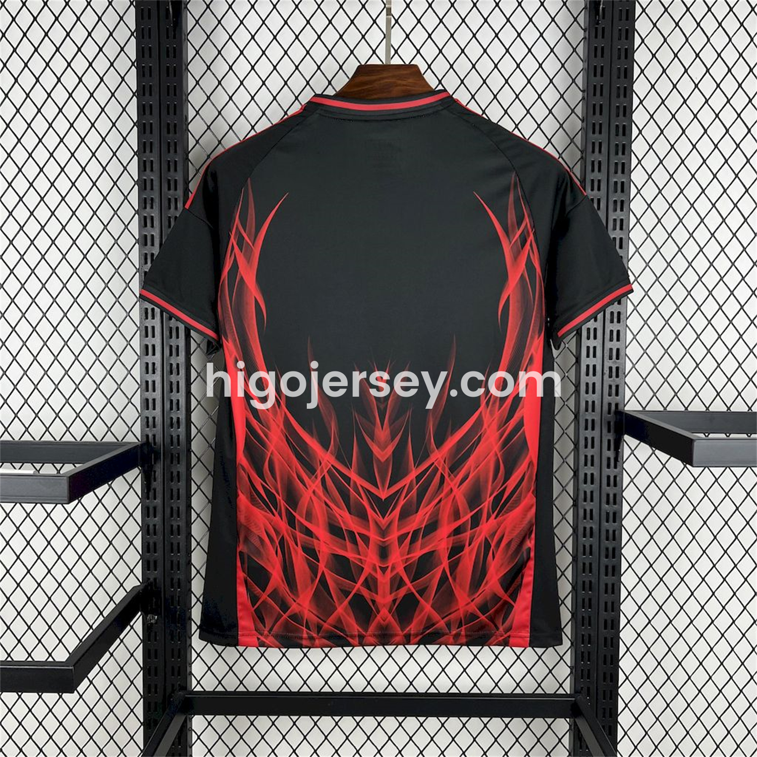 Higojerseys-Benfica 24-25 Black and Red Fire Special Edition Jersey - Fans Version