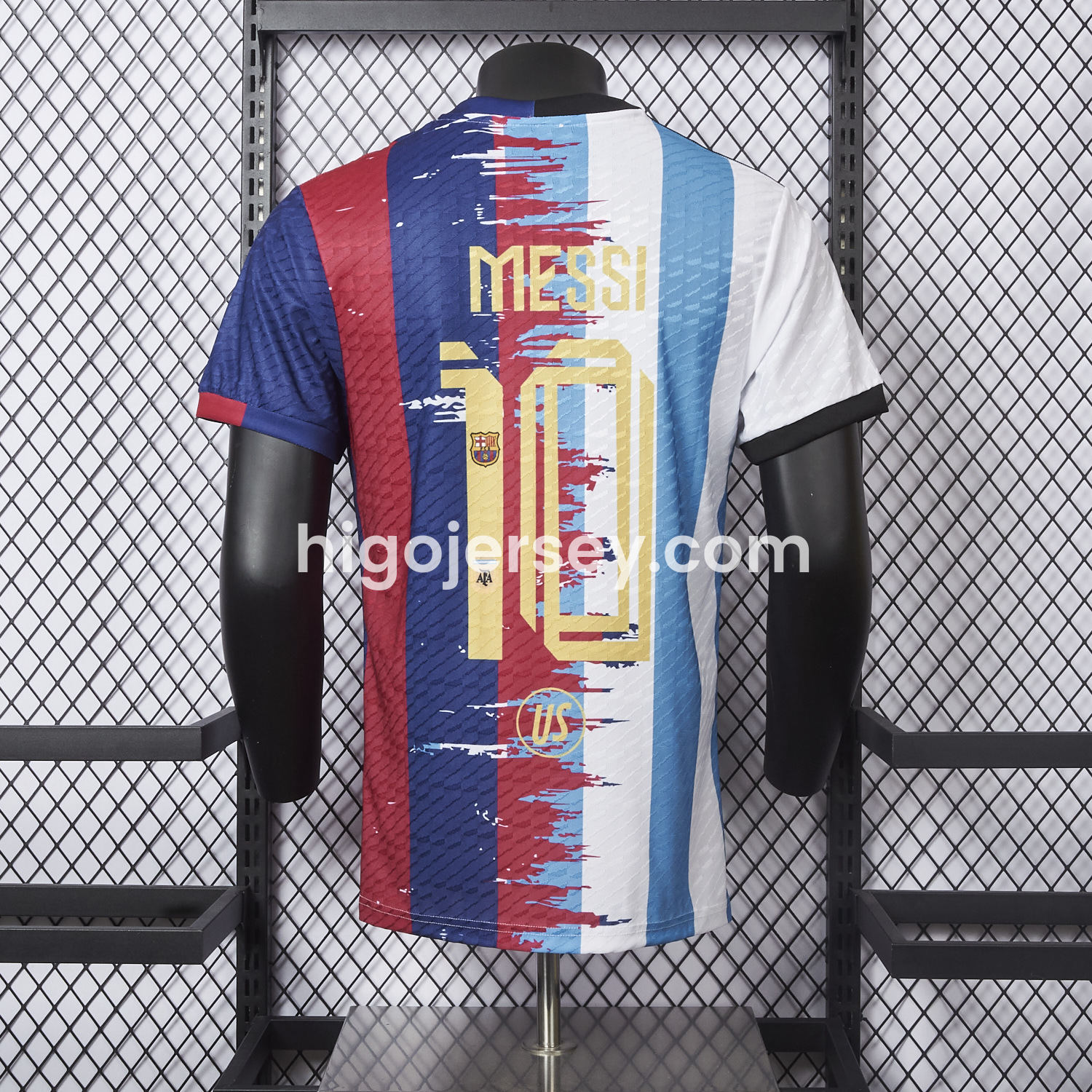 Higojerseys-Messi 25-26 Argentina & Barcelona Special Jersey - Player Version