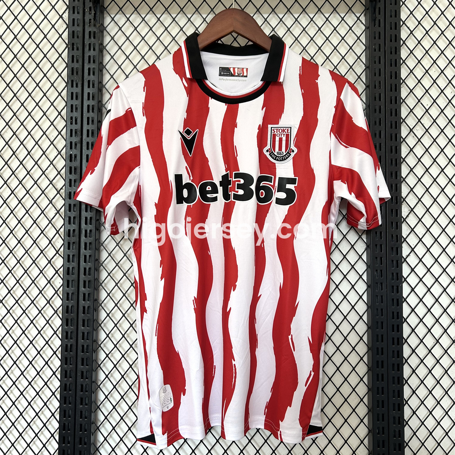 Higojerseys-Stoke City 25-26 Home Jersey - Fans Version