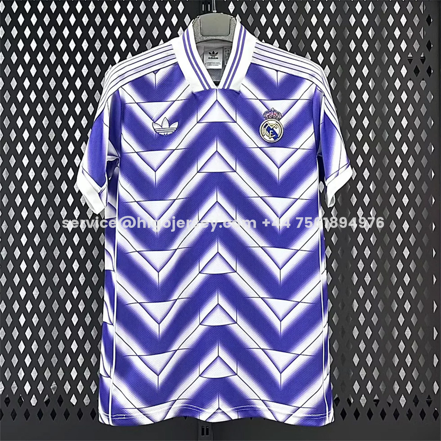 Higojerseys-Real Madrid 25-26 Refracted Purple Light White Special Jersey - Fans Version