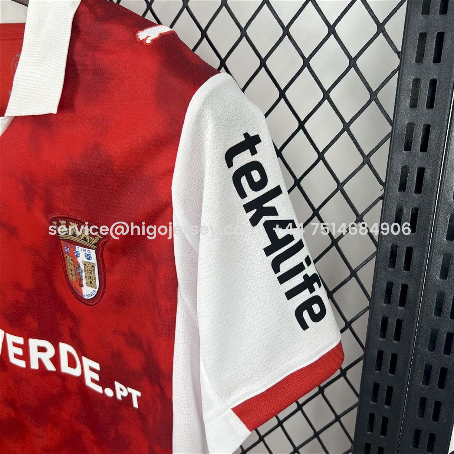 Higojerseys-Braga 25-26 Home Jersey - Fans Version