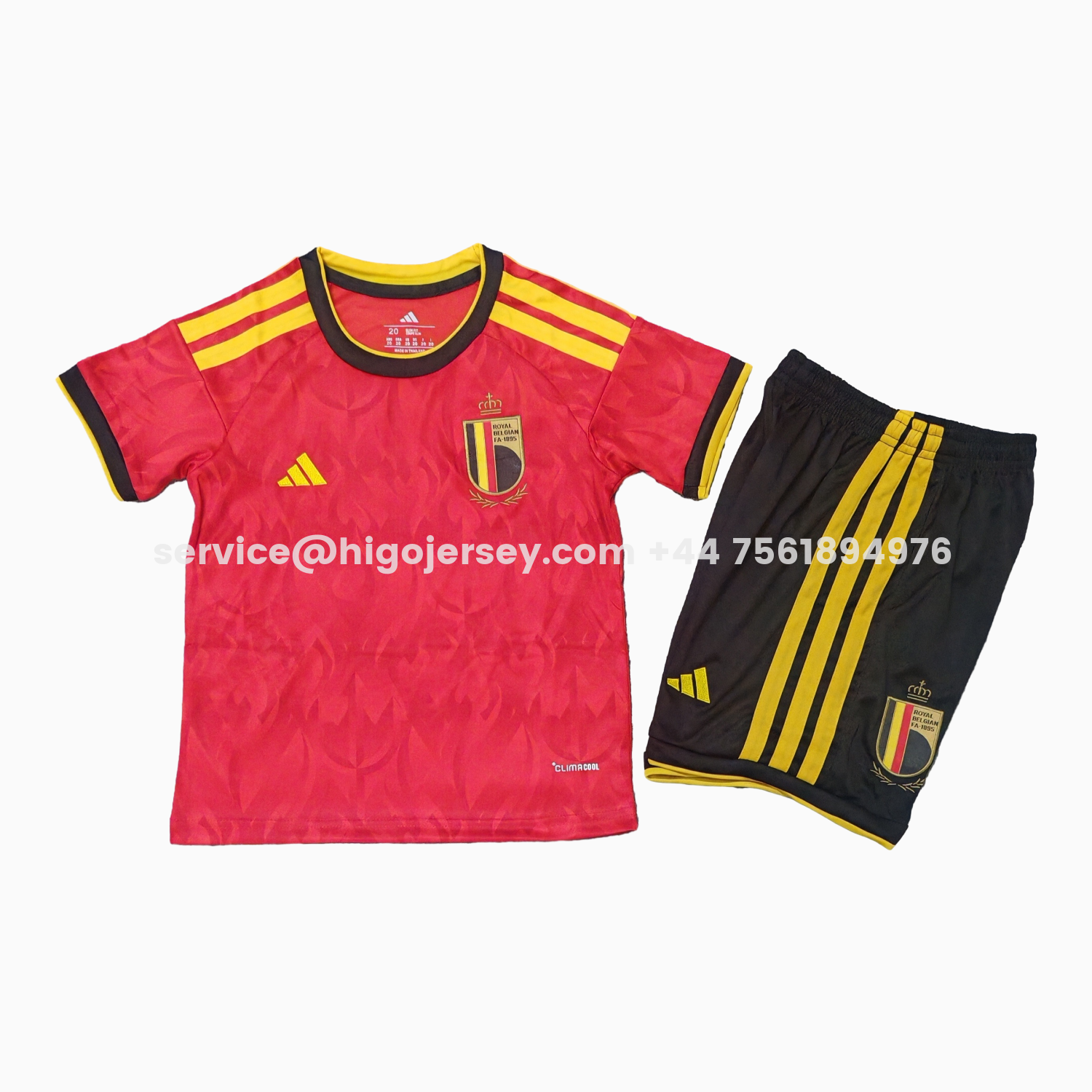 Higojerseys-Belgium 2026 Home Kids Kit