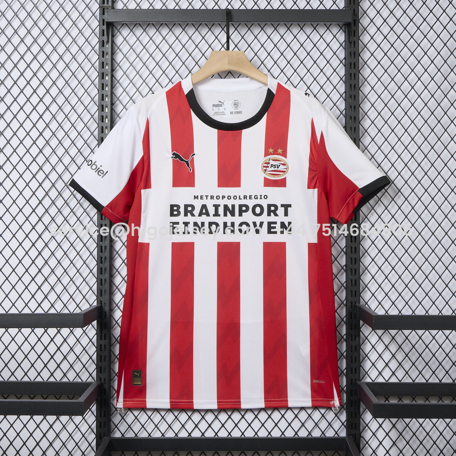 Higojerseys-PSV Eindhoven 25-26 Home Jersey - Fans Version