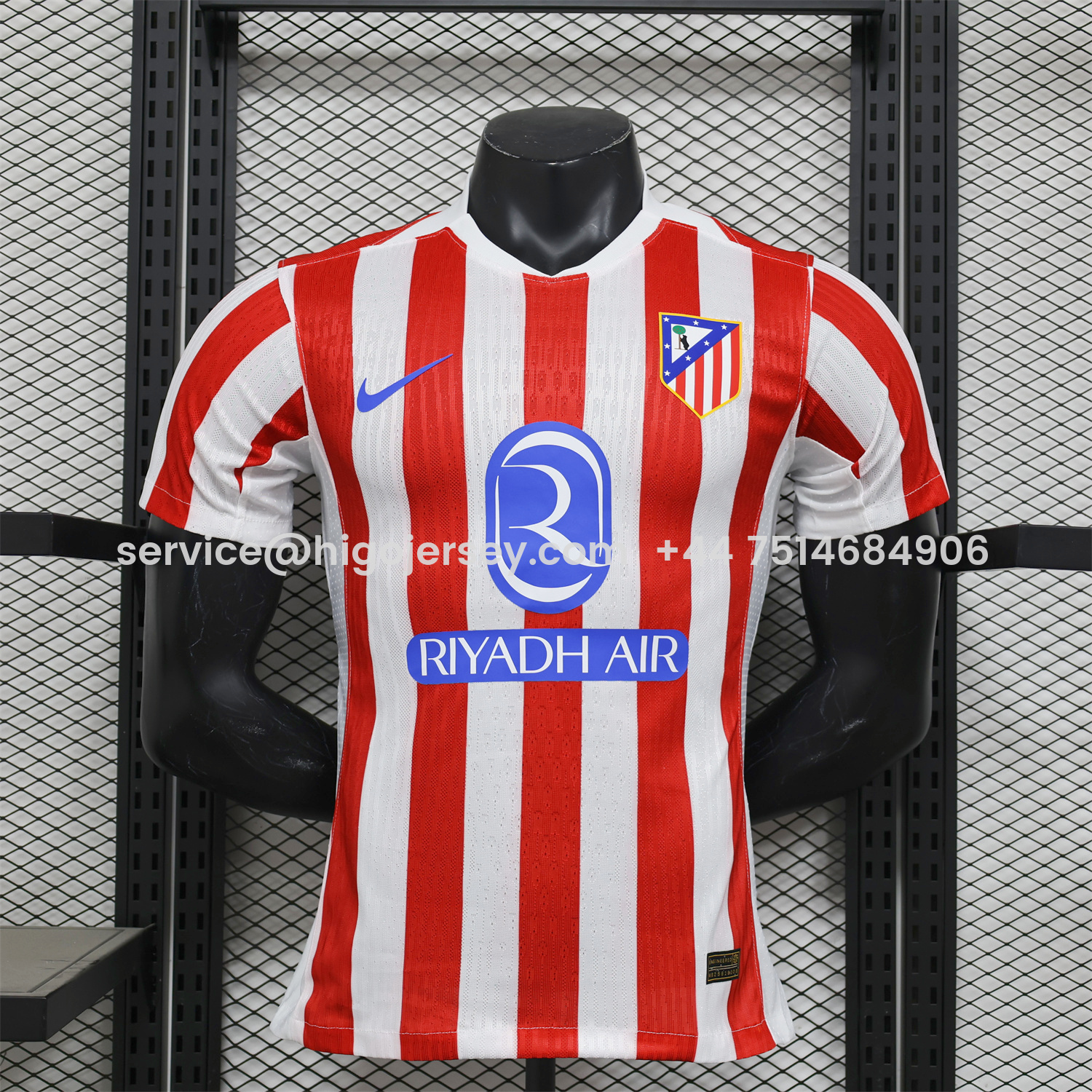 Higojerseys-Atletico Madrid 25-26 Home Jersey - Player Version