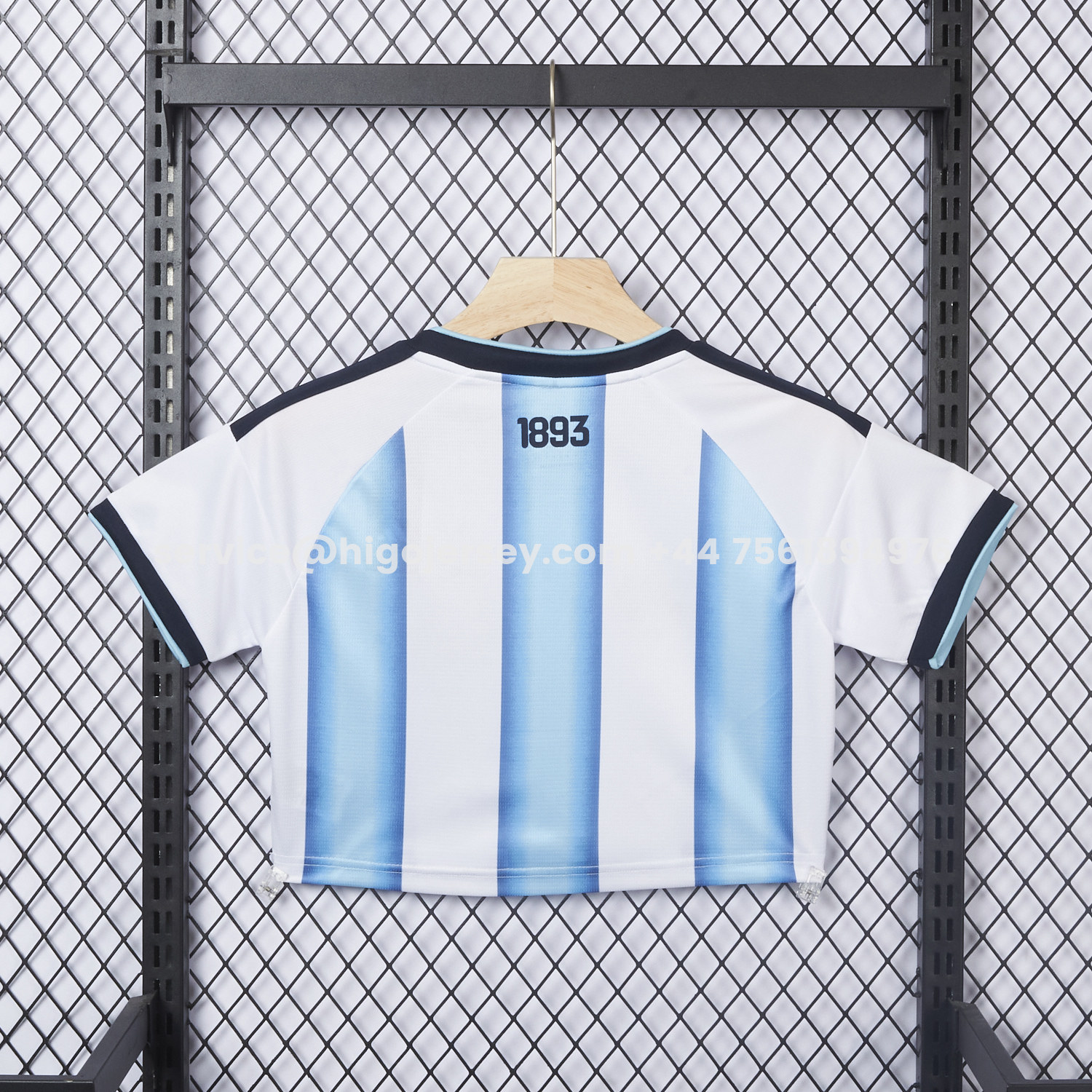Higojerseys-Women's Argentina 2026 Home Cropped Jersey
