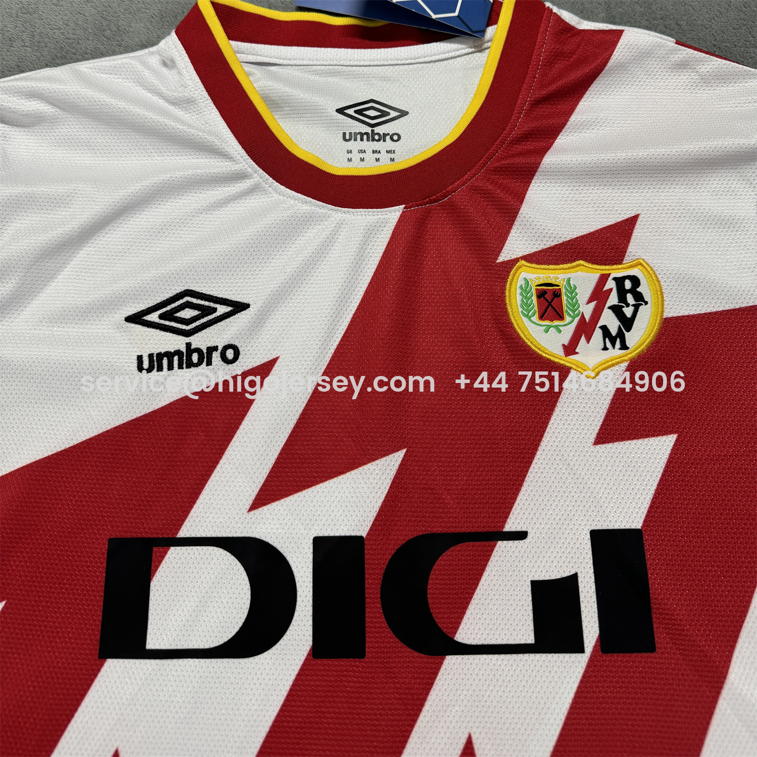 Higojerseys-Rayo Vallecano 25-26 Home Jersey - Fans Version