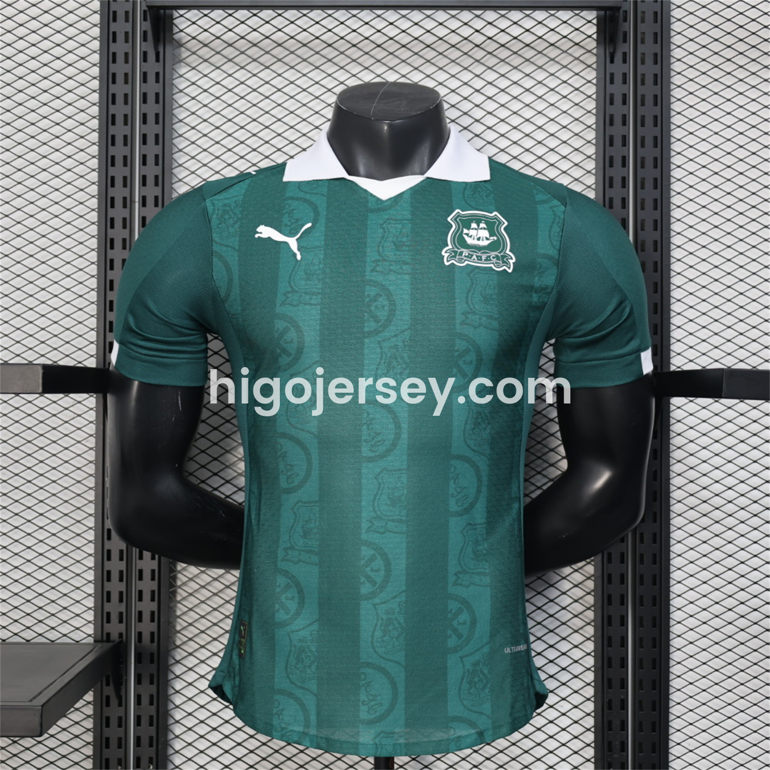 Higojerseys-Plymouth Argyle 25-26 Home Unsponsored Jersey - Player Version