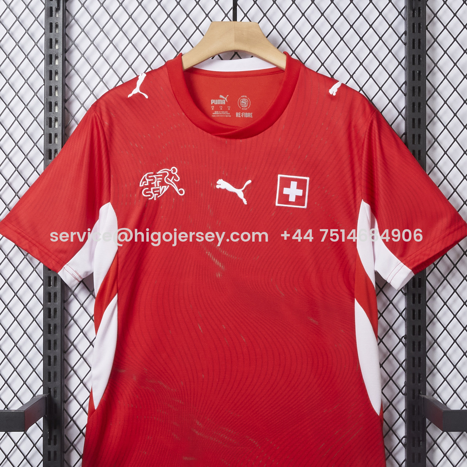 Higojerseys-Switzerland 2026 Home Red Jersey - Fans Version