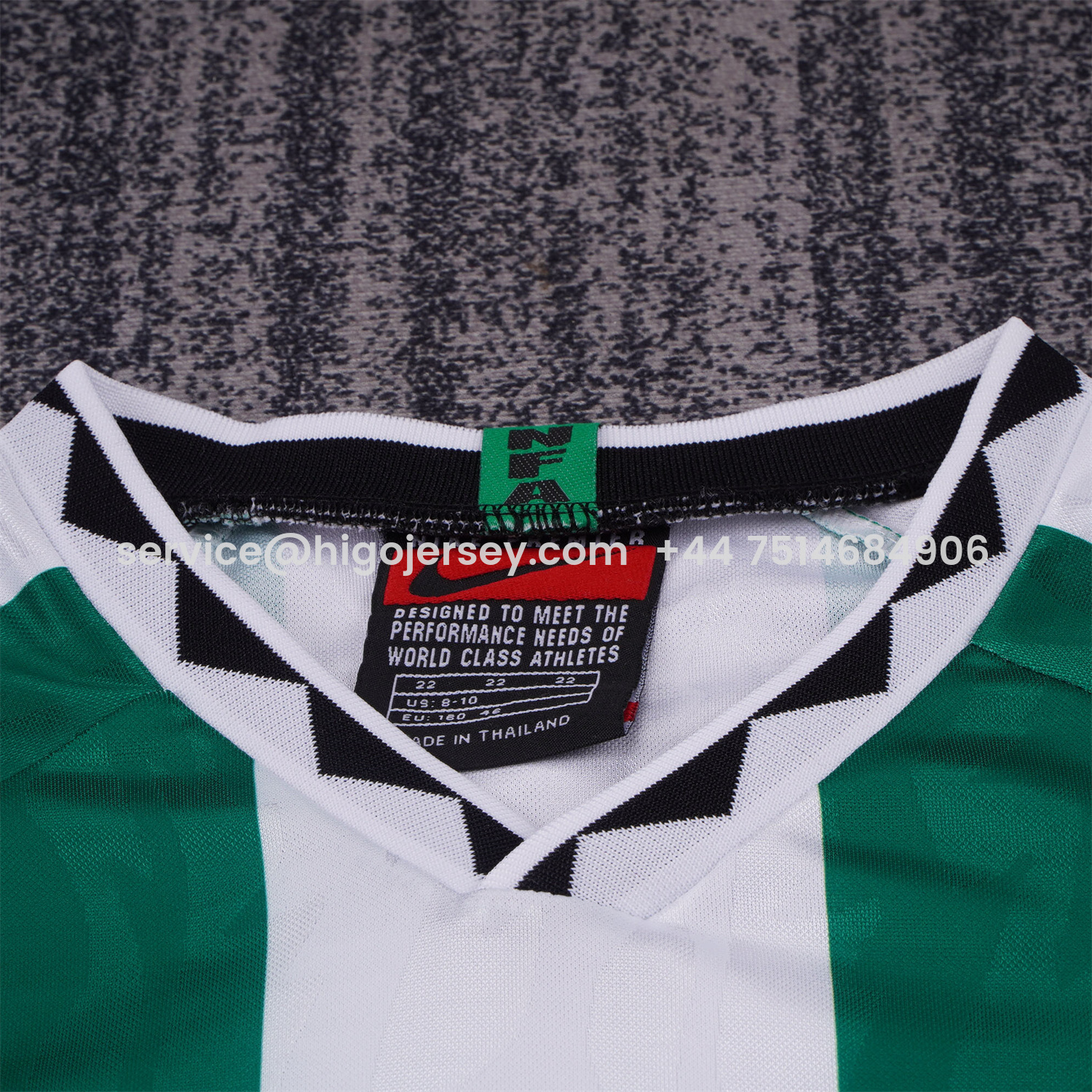 Higojerseys-Retro Nigeria 1996 Home Kids Kit