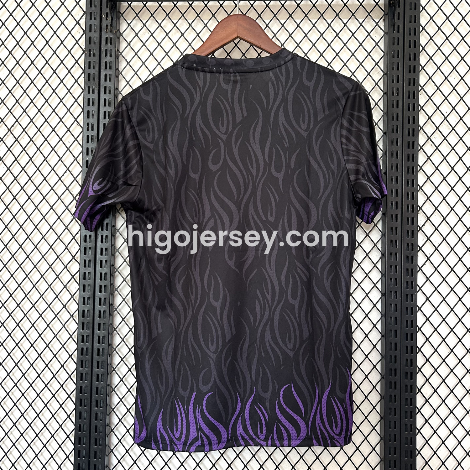 Higojerseys-Japan 25-26 Purple NARUTO 20th Anniversary Black Special Jersey - Fans Version