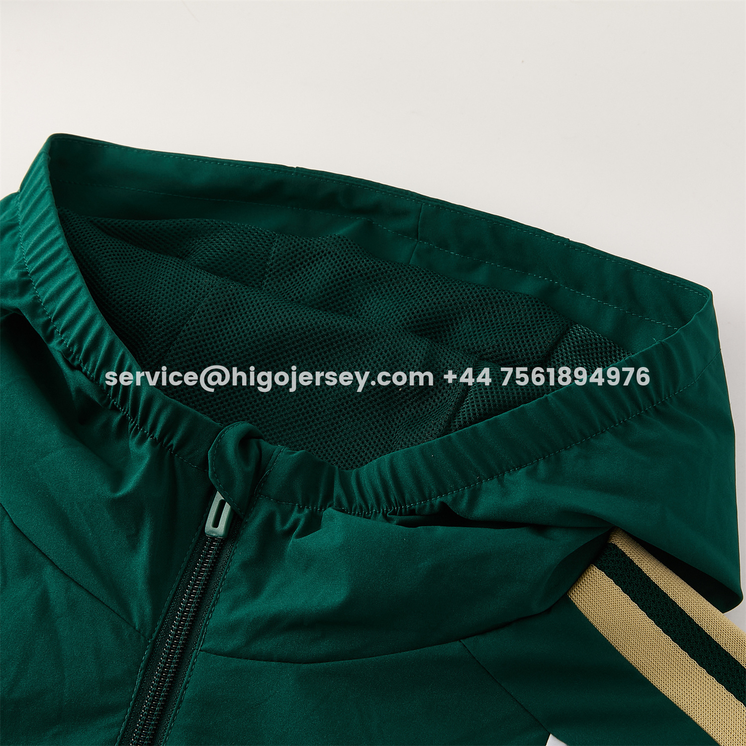 Higojerseys-Italy 2026 Hooded Windbreaker Training Set - Green Top & Pants