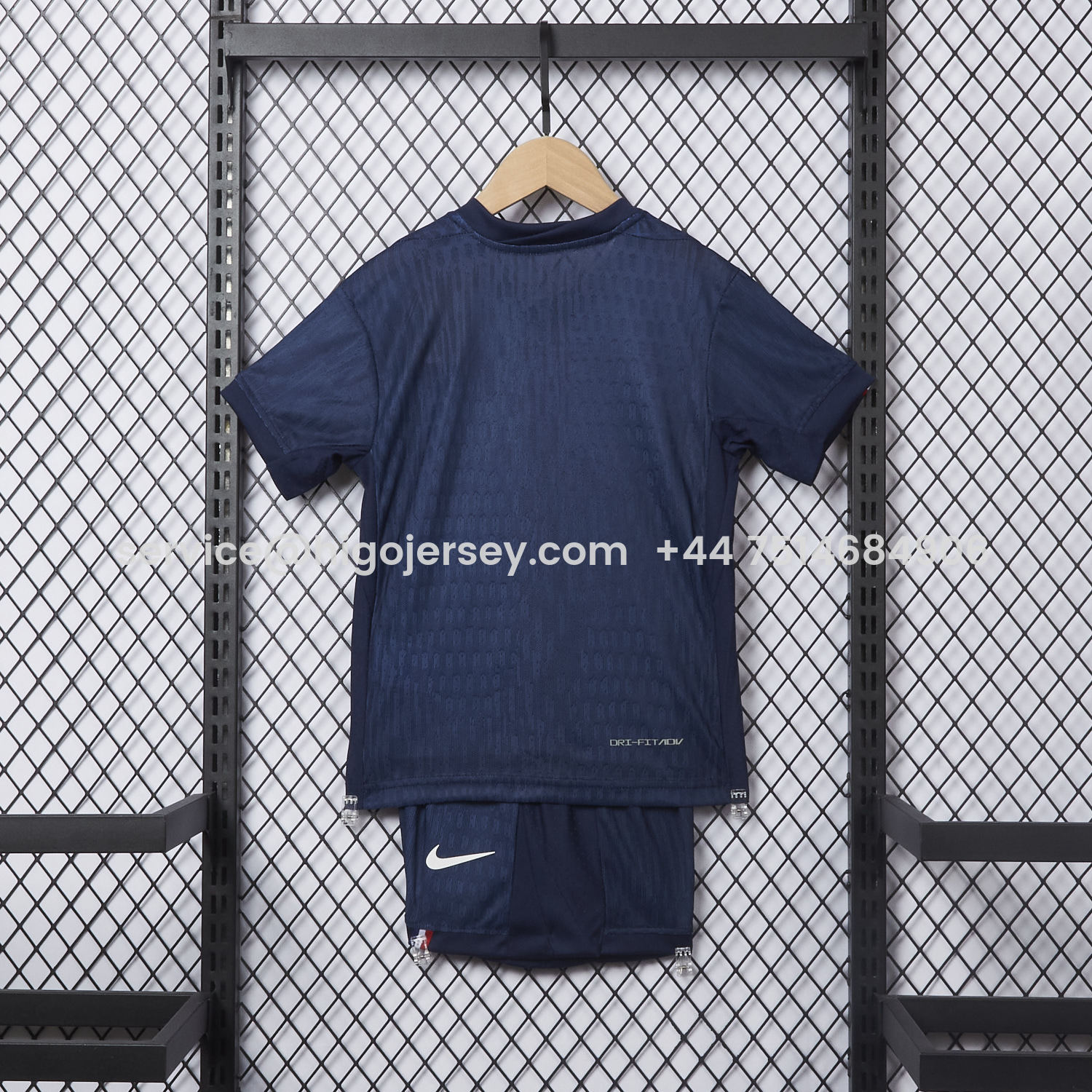 Higojerseys-Paris Saint-Germain PSG 25-26 Home Kids Kit - Player Version