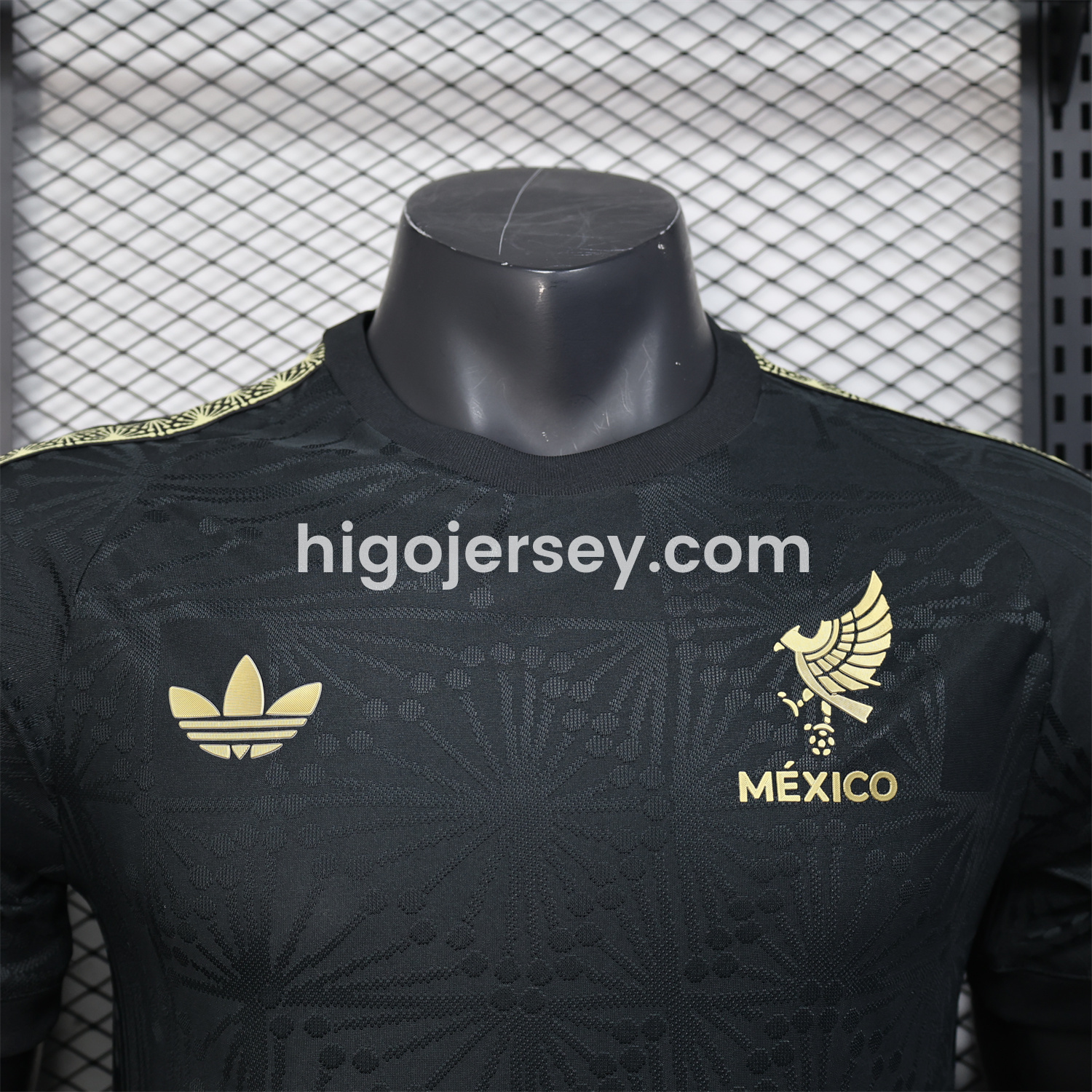 Higojerseys-Mexico 2025 Gold Cup Black Special Edition Jersey - Player Version