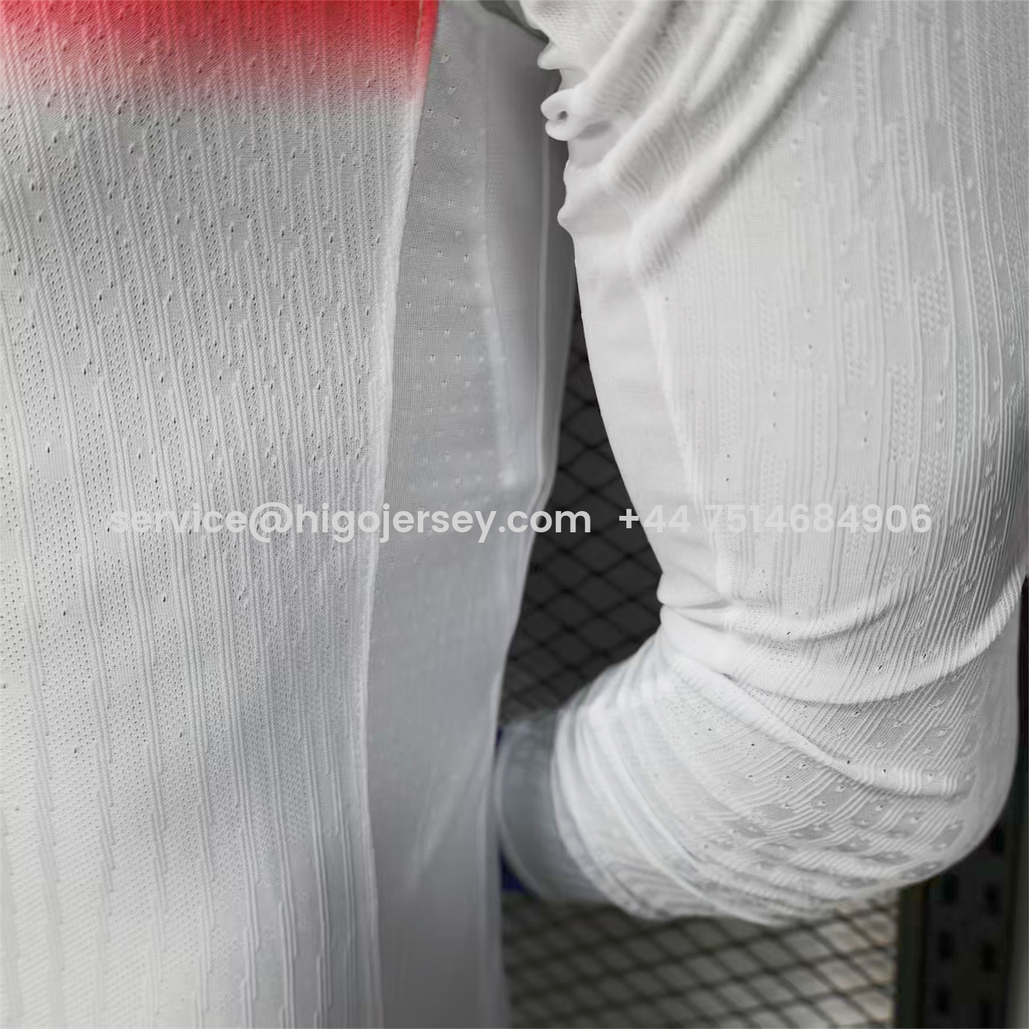 Higojerseys-England 2025 Women's Team Home Jersey - Men's Long Sleeves Player Version