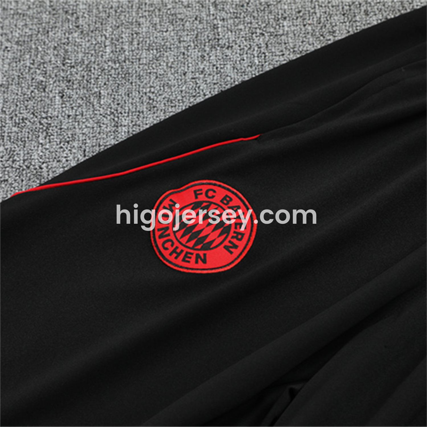 Higojerseys-Bayern Munich 25-26 Kid Long Sleeves Training Set - Green Top & Black Pants