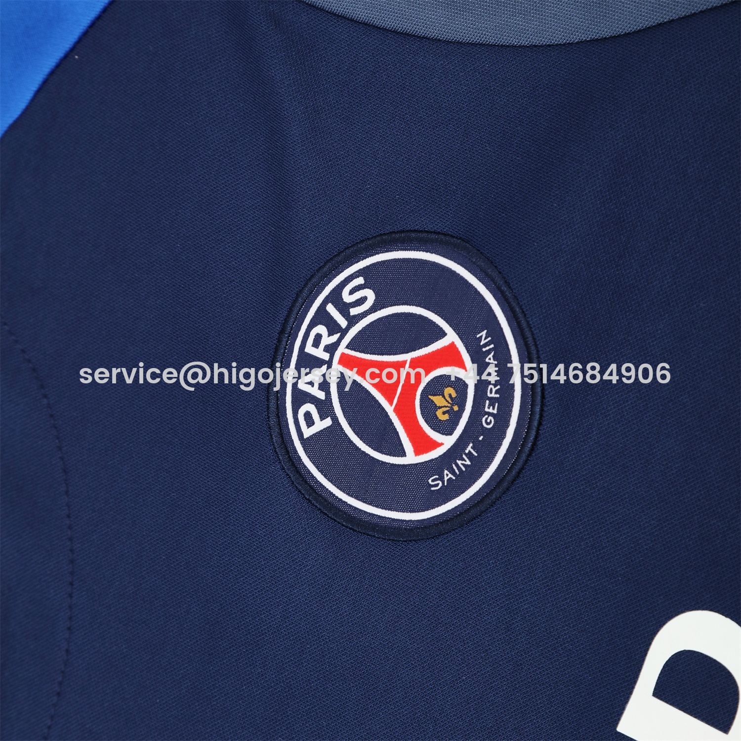 Higojerseys-Paris Saint-Germain PSG 25-26 Short-Sleeve Training Set - Royal Blue & Royal Blue Shorts