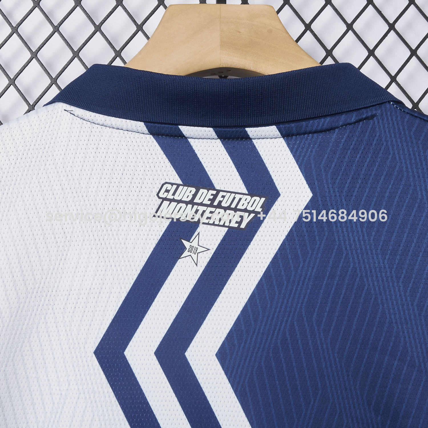 Higojerseys-Rayados Monterrey 25-26 Blue And White Half Special Jersey - Fans Version