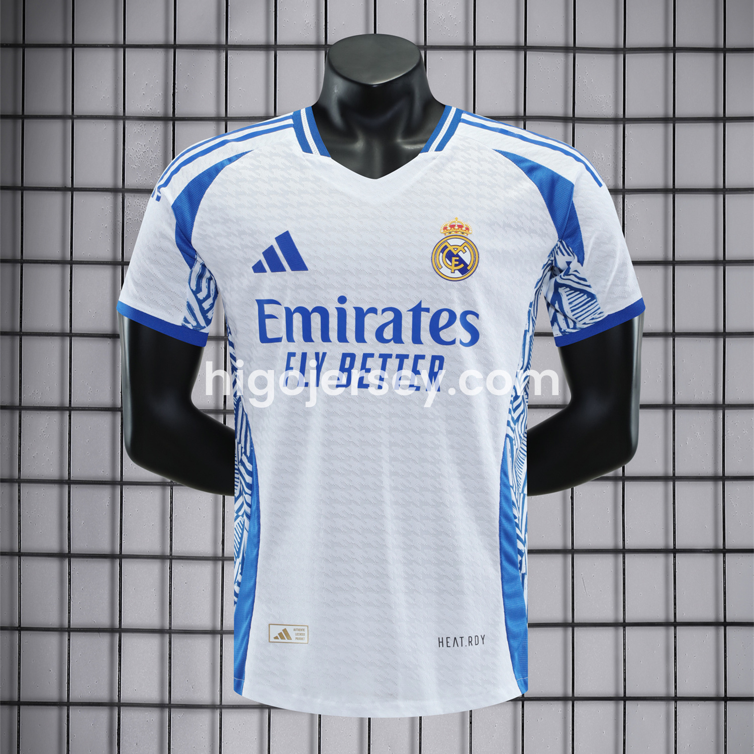 Higojerseys-Real Madrid 25-26 Blue Edge Special Edition Jersey - Player Version