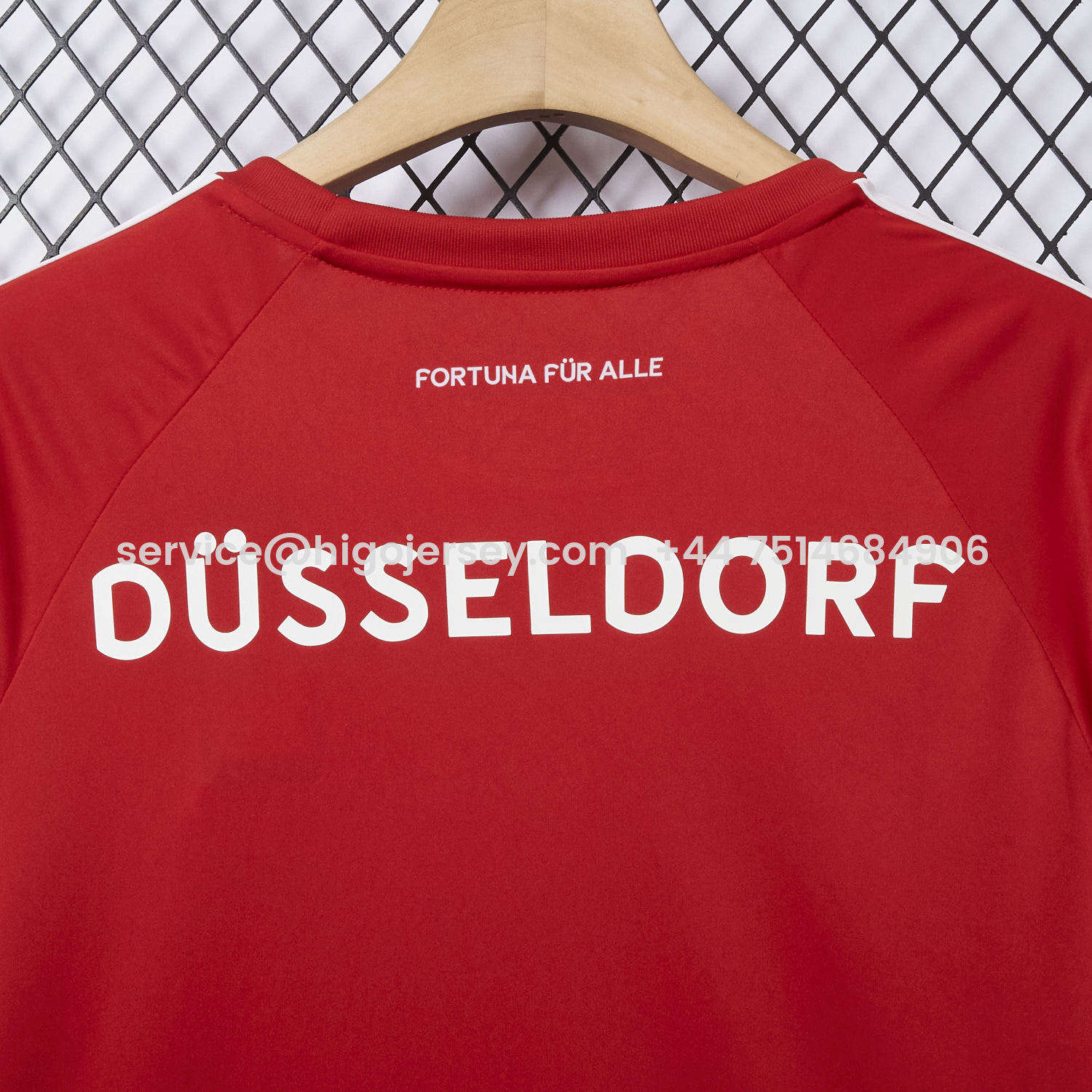Higojerseys-Fortuna Düsseldorf 25-26 Home Jersey - Fans Version