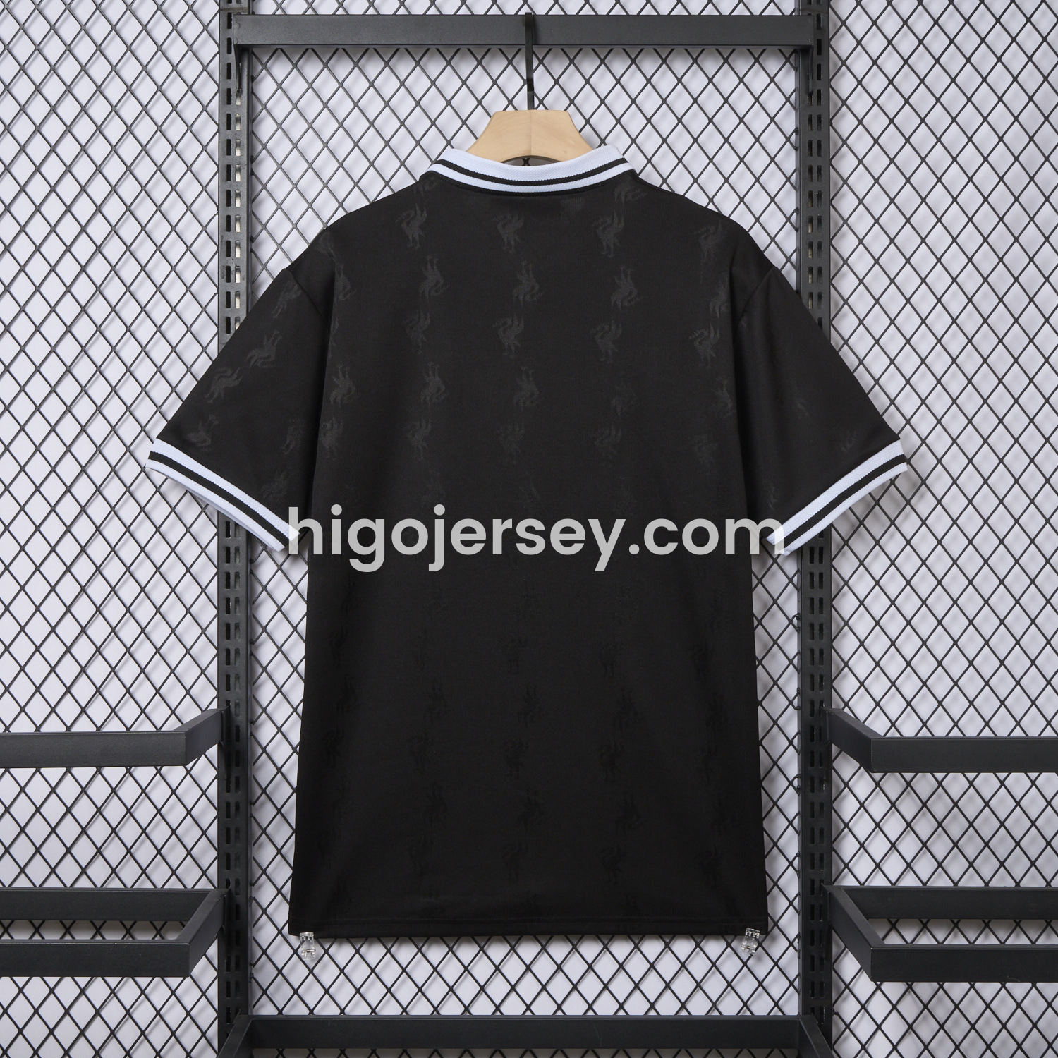 Higojerseys-Retro Liver.pool 1996-97 Black Special Jersey