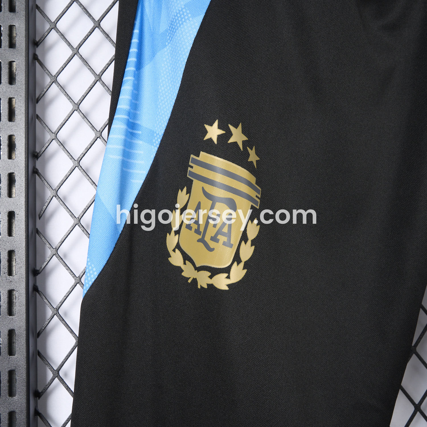 Higojerseys-Argentina 24-25 Black Training Pants - Player Version