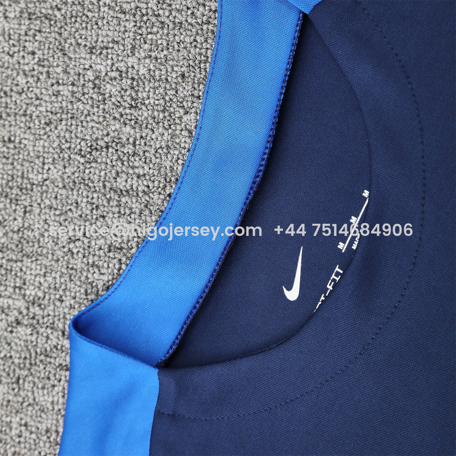 Higojerseys-Paris Saint-Germain PSG 25-26 Short-Sleeve Training Set - Royal Blue & Royal Blue Shorts