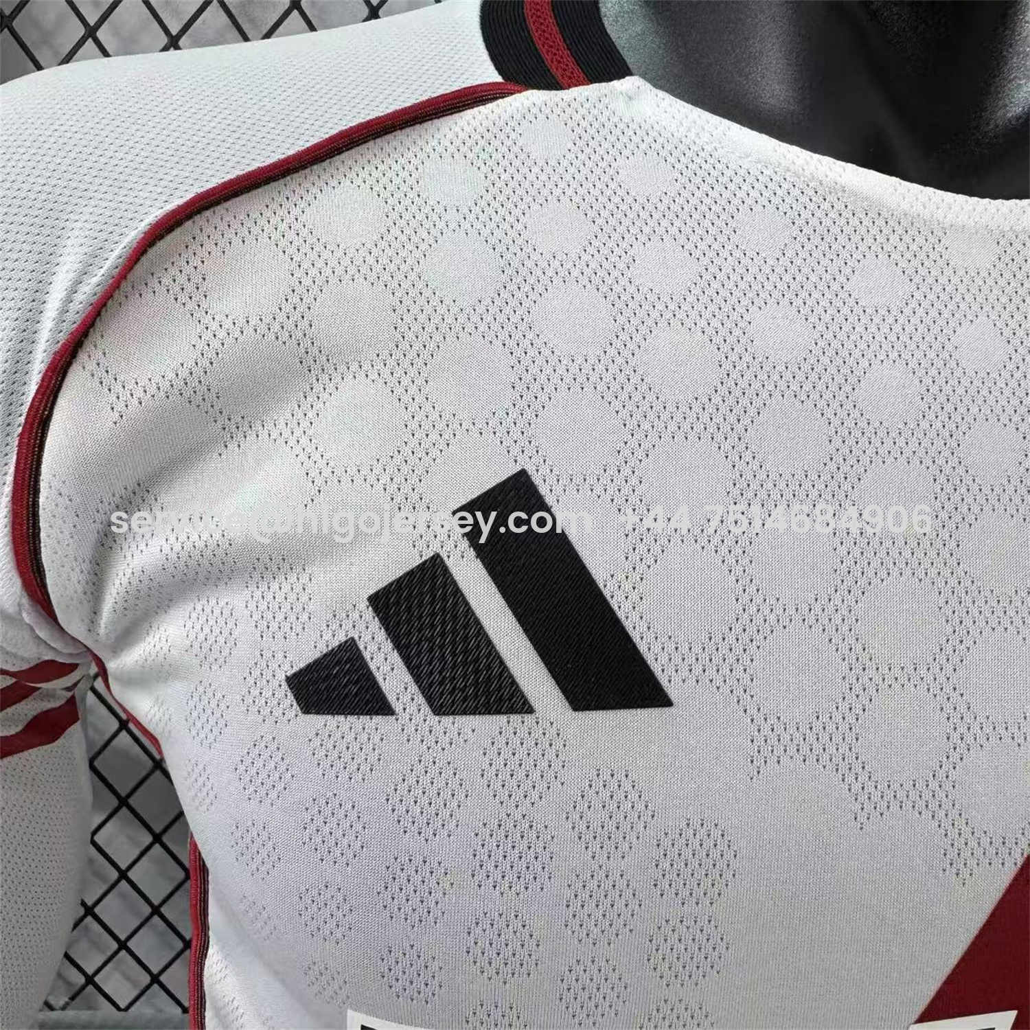 Higojerseys-River Plate 25-26 Home Long Sleeves Jersey with New Sponsors - Player Version