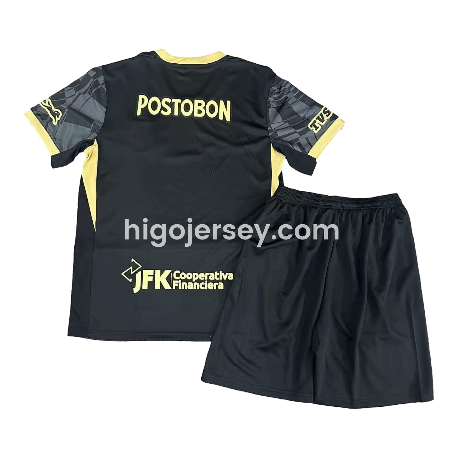 Higojerseys-Atlético Nacional 25-26 Away Kids Kit