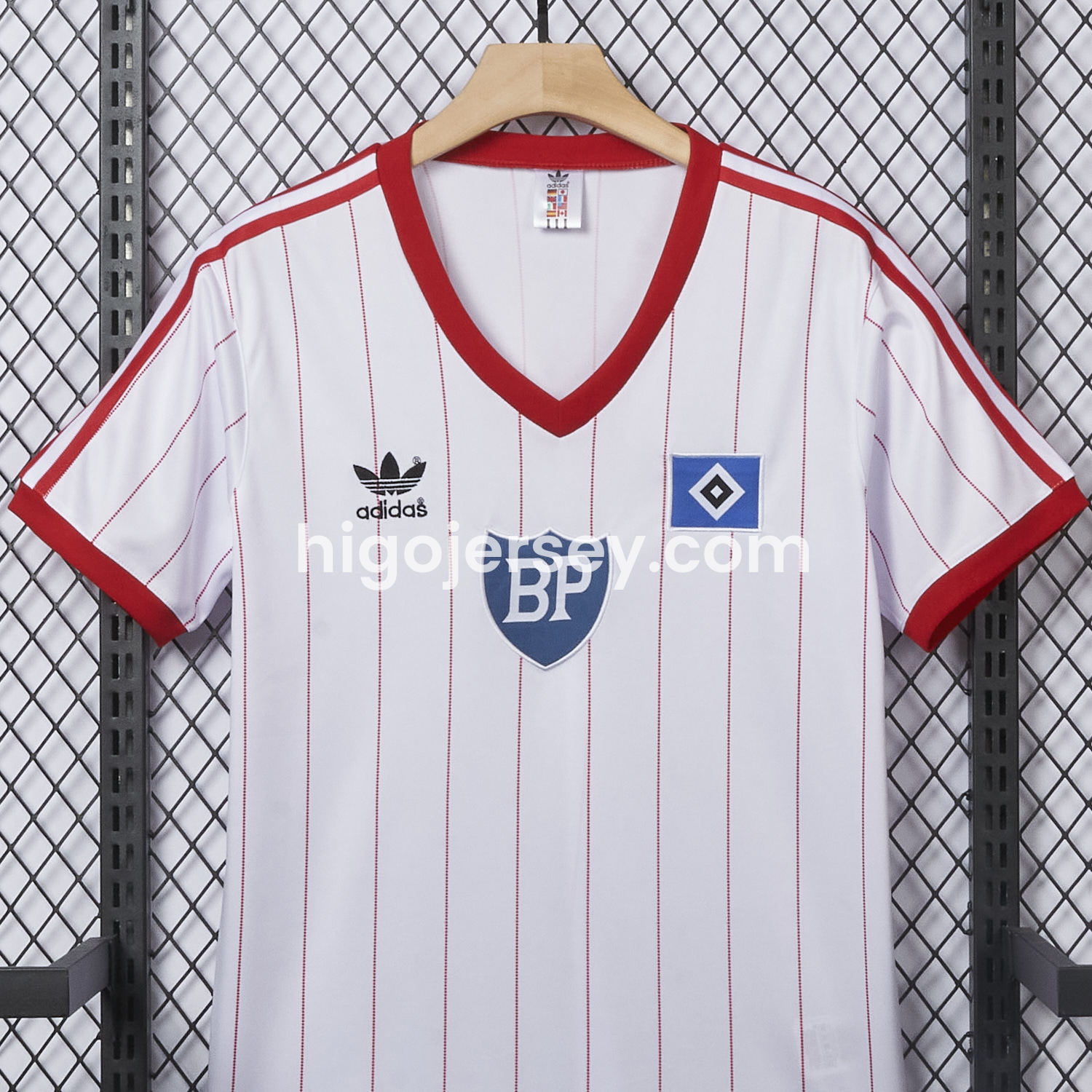 Higojerseys-Retro Hamburger SV 83-84 Home Jersey