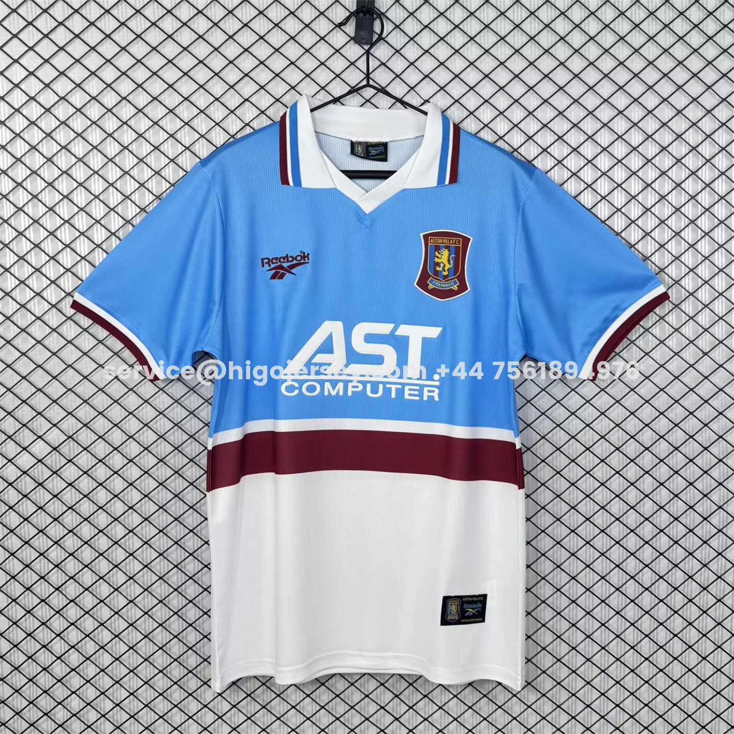 Higojerseys-Retro Aston Villa 1997-98 Away Jersey