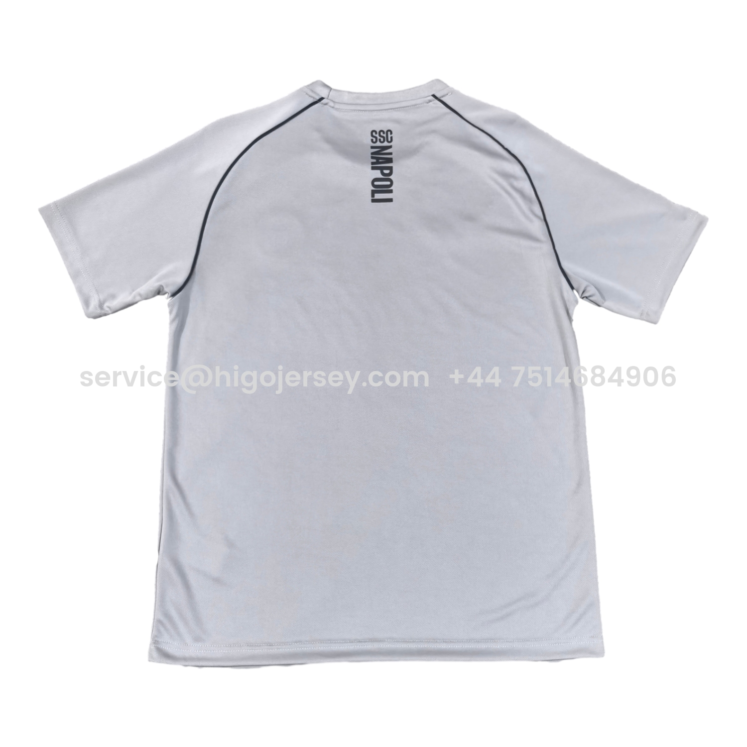 Higojerseys-Napoli 24-25 Grey Pre-Match Training Jersey - Fans Version