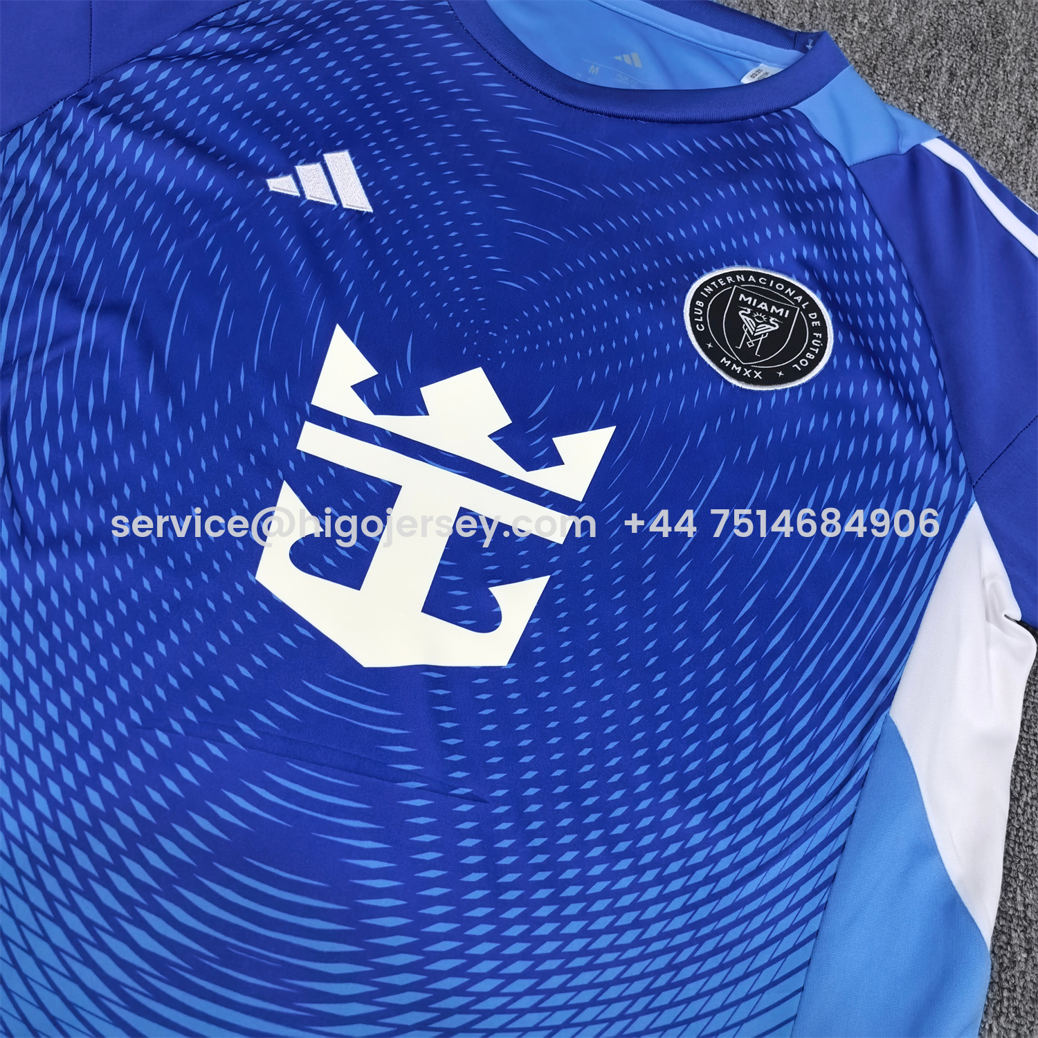 Higojerseys-INT M.A.M 25-26 Blue Goalkeeper Jersey - Fans Version