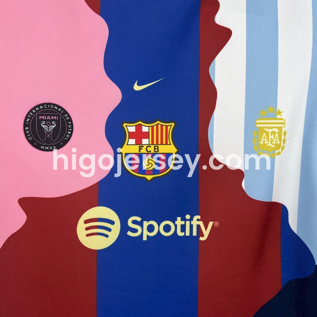 Higojerseys-Messi Career Commemorative Kids Kit with Messi #10 - Barcelona Argentina Paris Saint-Germain PSG INT M.A.M