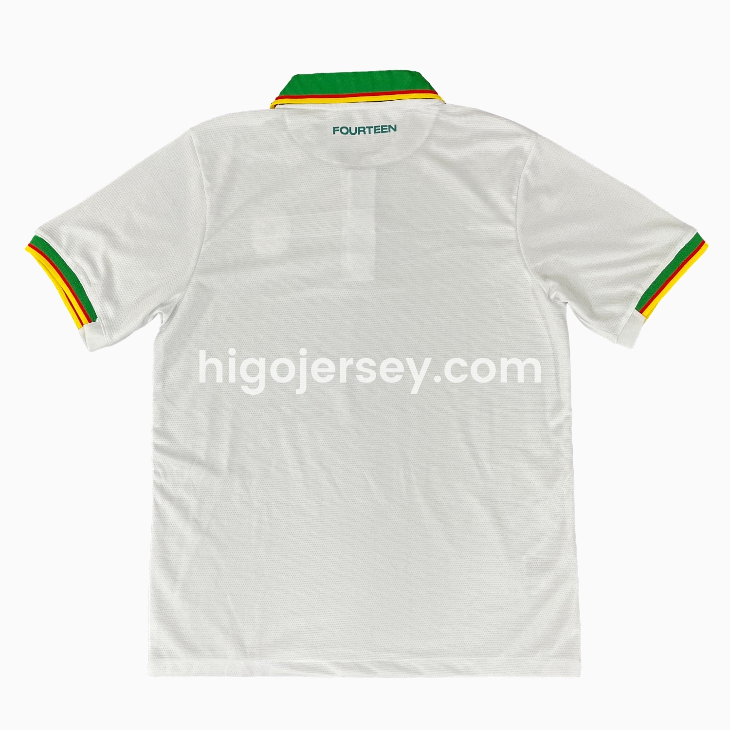 Higojerseys-Cameroon 25-26 White Polo Training Jersey - Fans Version
