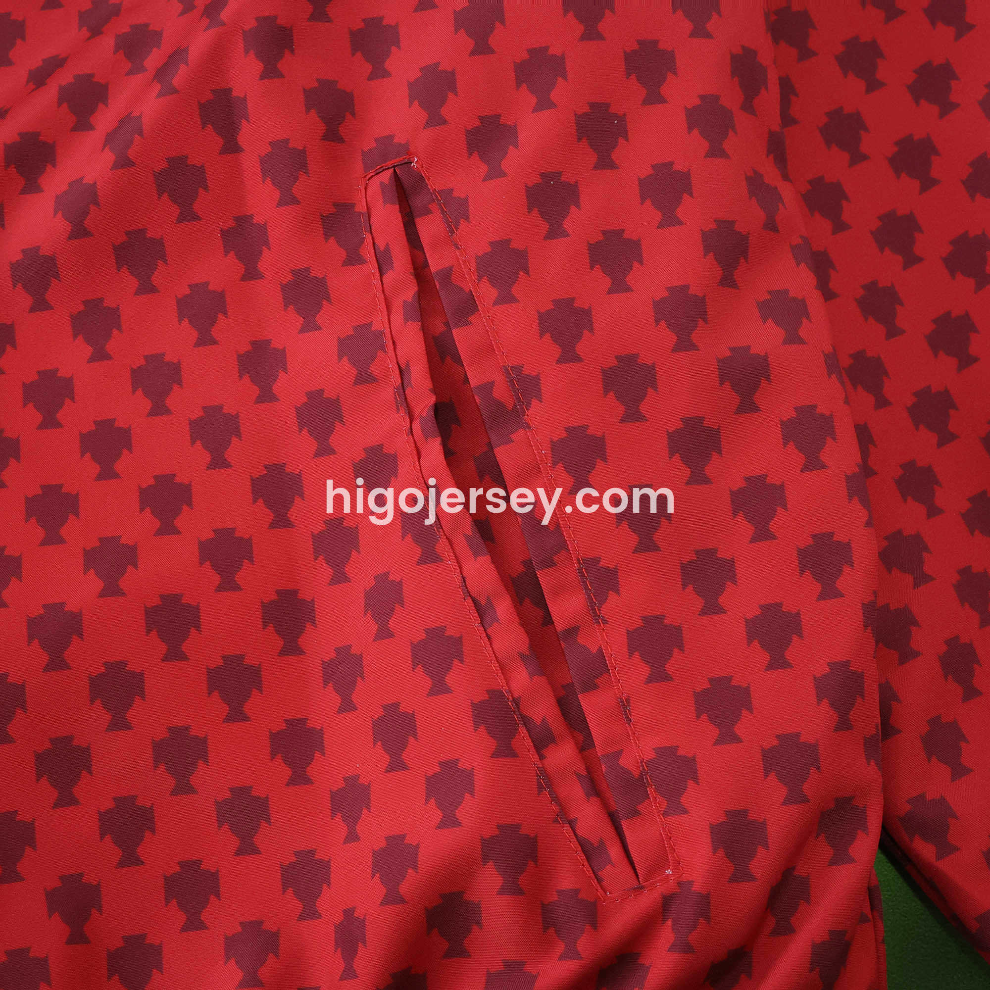 Higojerseys-Portugal 24-25 Double Sided Reversible Windbreaker - Red & Blue