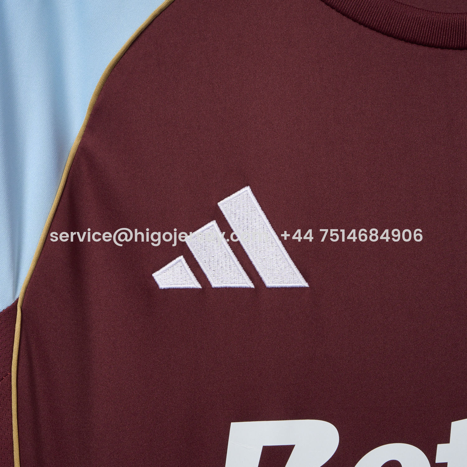Higojerseys-Aston Villa 25-26 Home Jersey - Fans Version