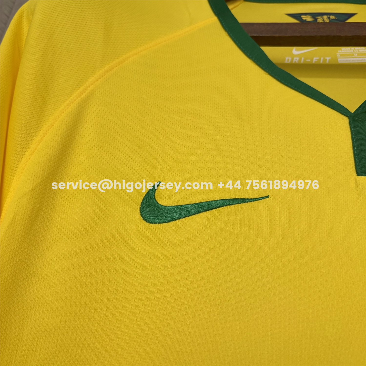Higojerseys-Retro Brazil 2014 Home Jersey